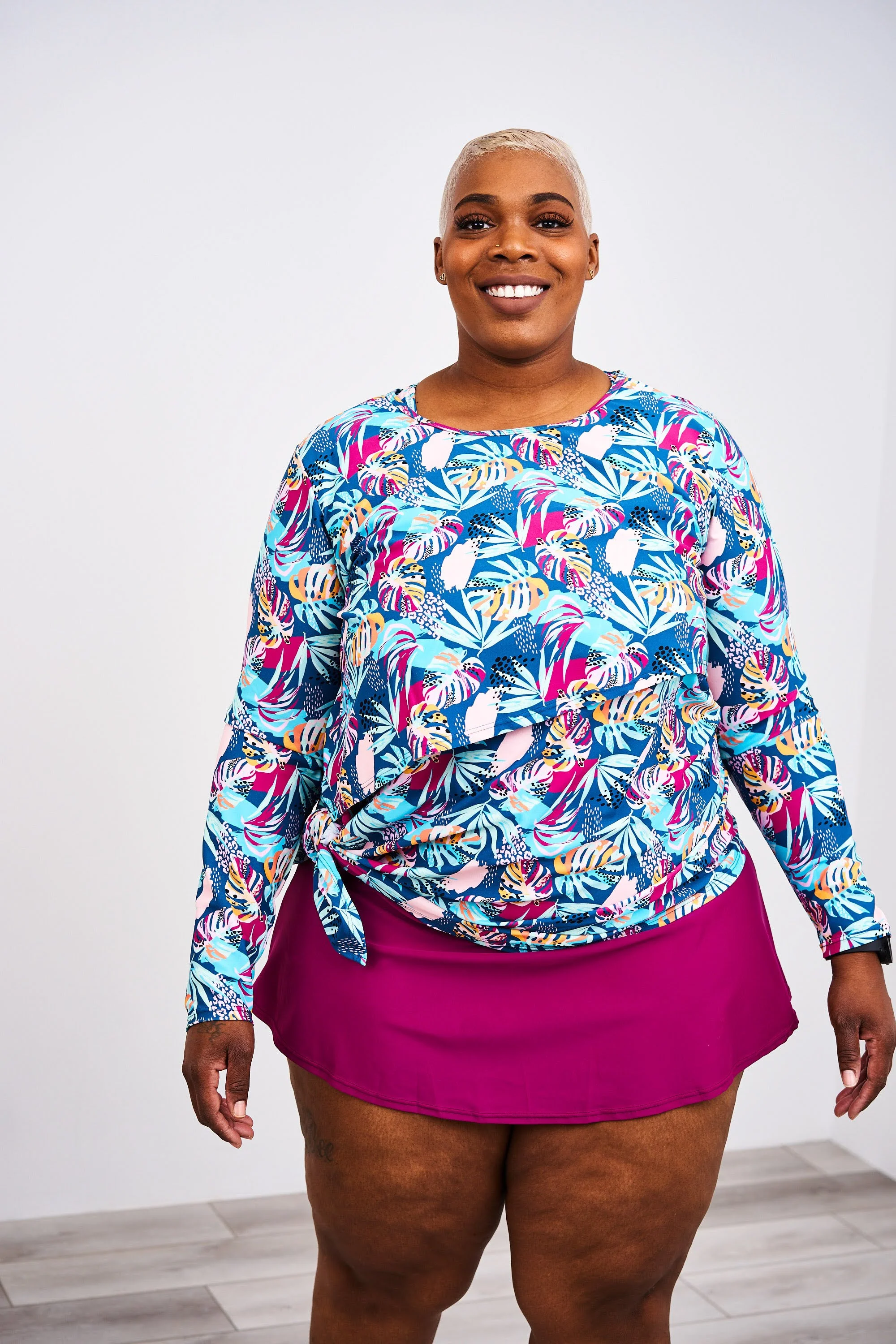 Latched Mama Asymmetrical Nursing Swim Cover Up - Final Sale - Image 10