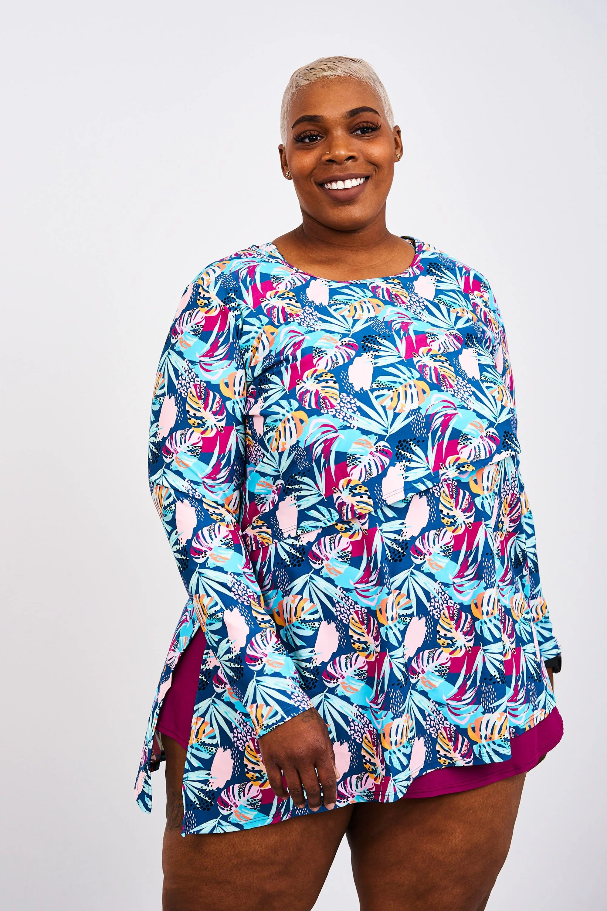 Latched Mama Asymmetrical Nursing Swim Cover Up - Final Sale - Image 9