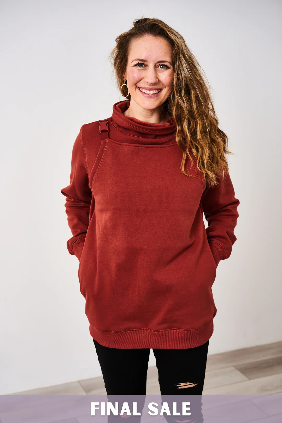 Latched Mama Buckle & Go Babywearing Pullover - Final Sale - Image 11