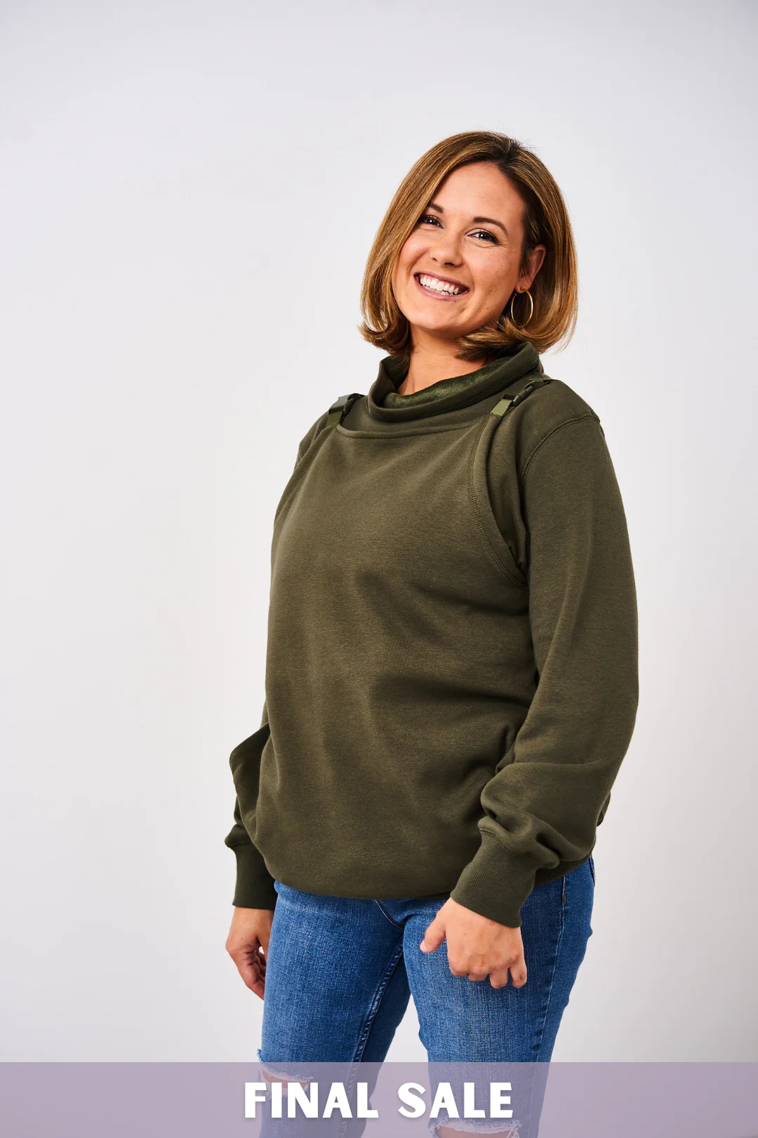 Latched Mama Buckle & Go Babywearing Pullover - Final Sale - Image 6