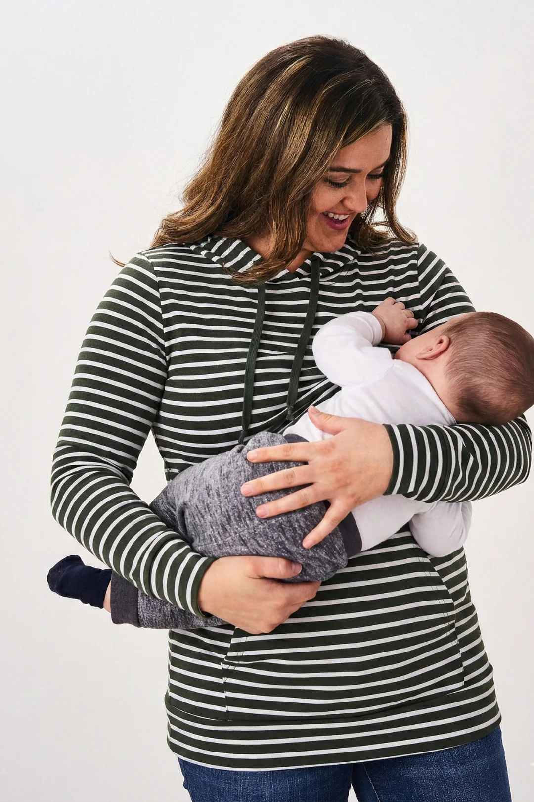 Latched Mama Lightweight Cotton Nursing Hoodie - Image 5
