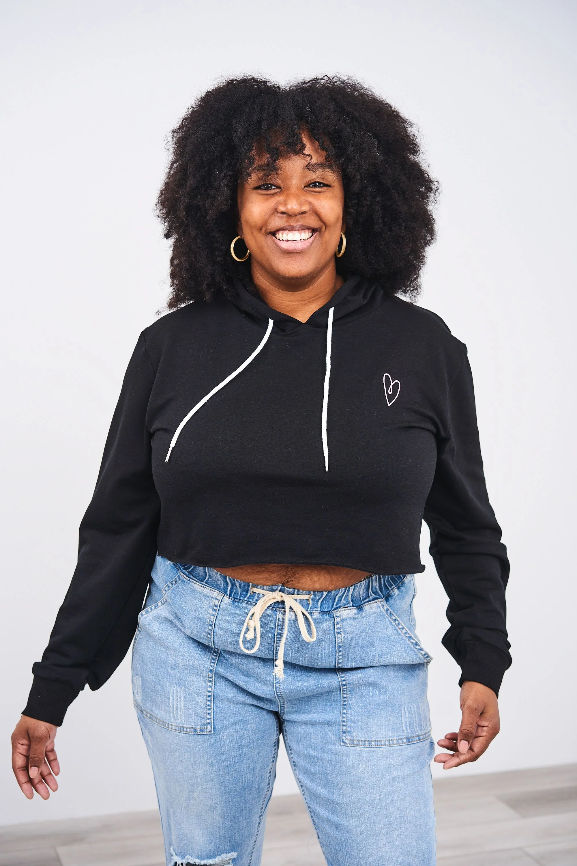 Latched Mama Cropped Nursing Hoodie - Last Chance - Image 10