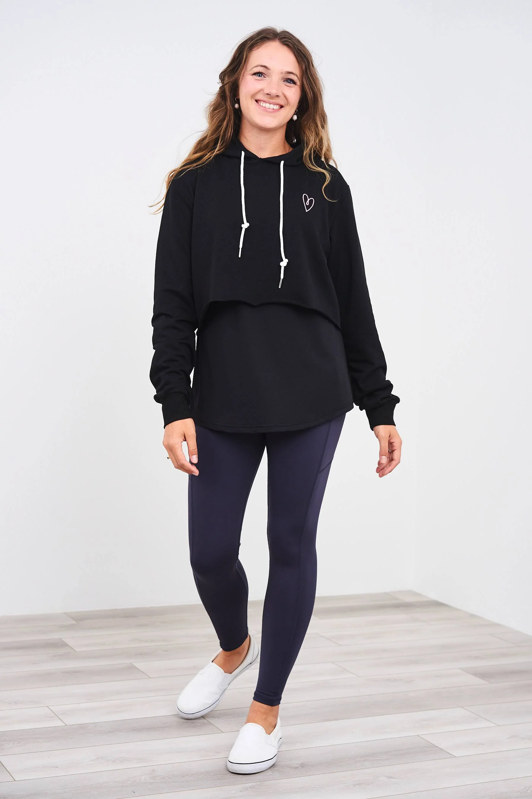 Latched Mama Cropped Nursing Hoodie - Last Chance - Image 11