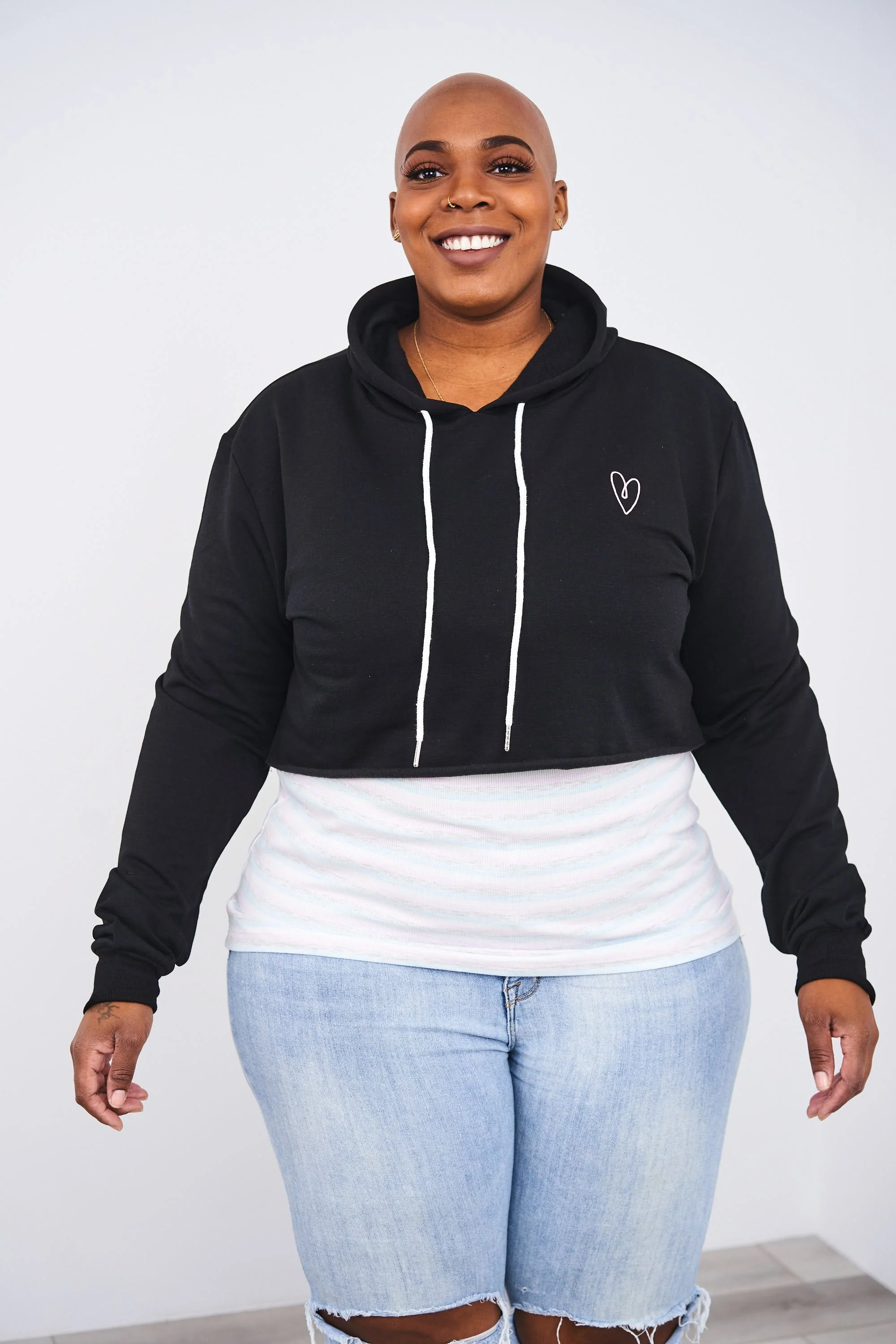 Latched Mama Cropped Nursing Hoodie - Last Chance - Image 12