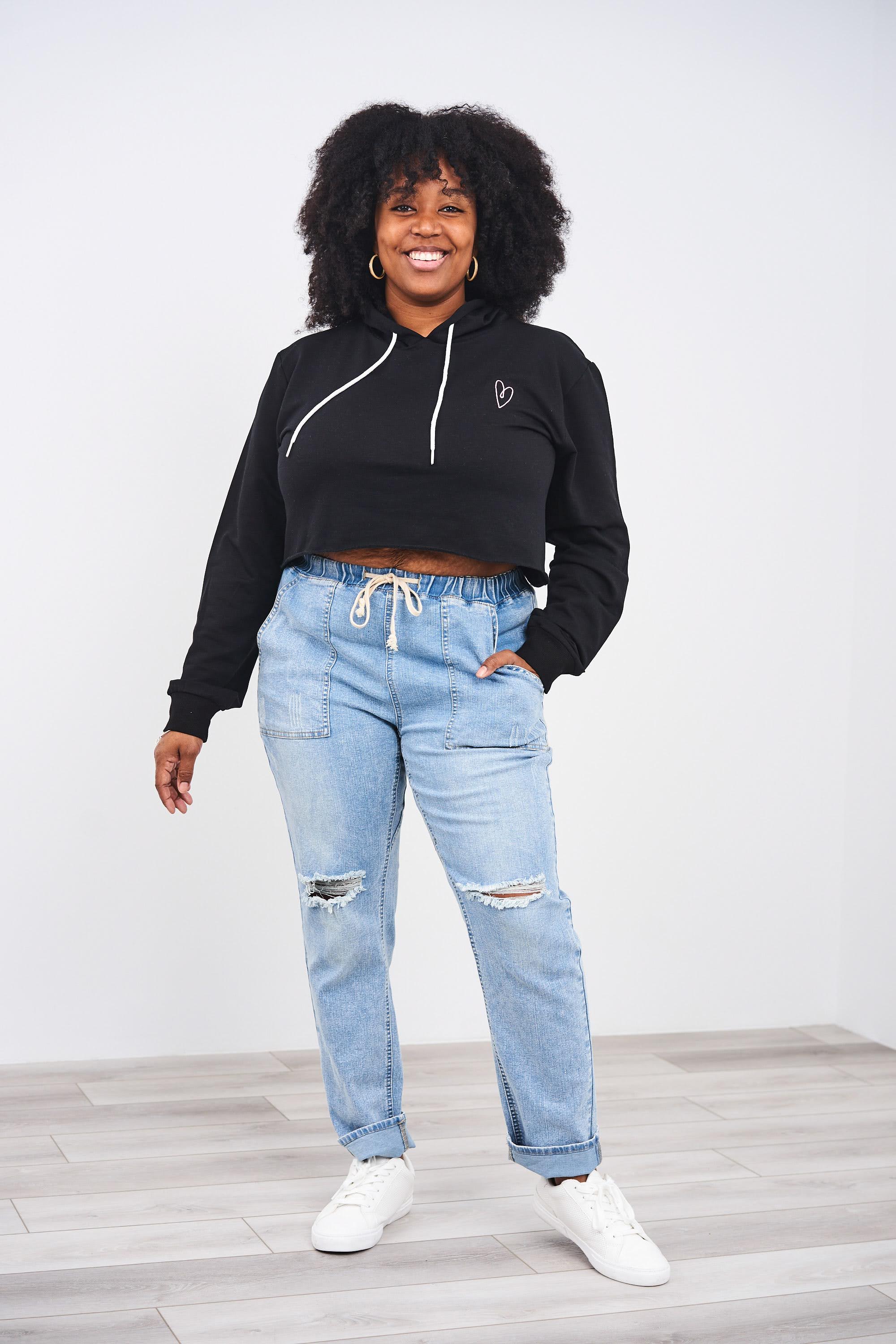 Latched Mama Cropped Nursing Hoodie - Last Chance - Image 13