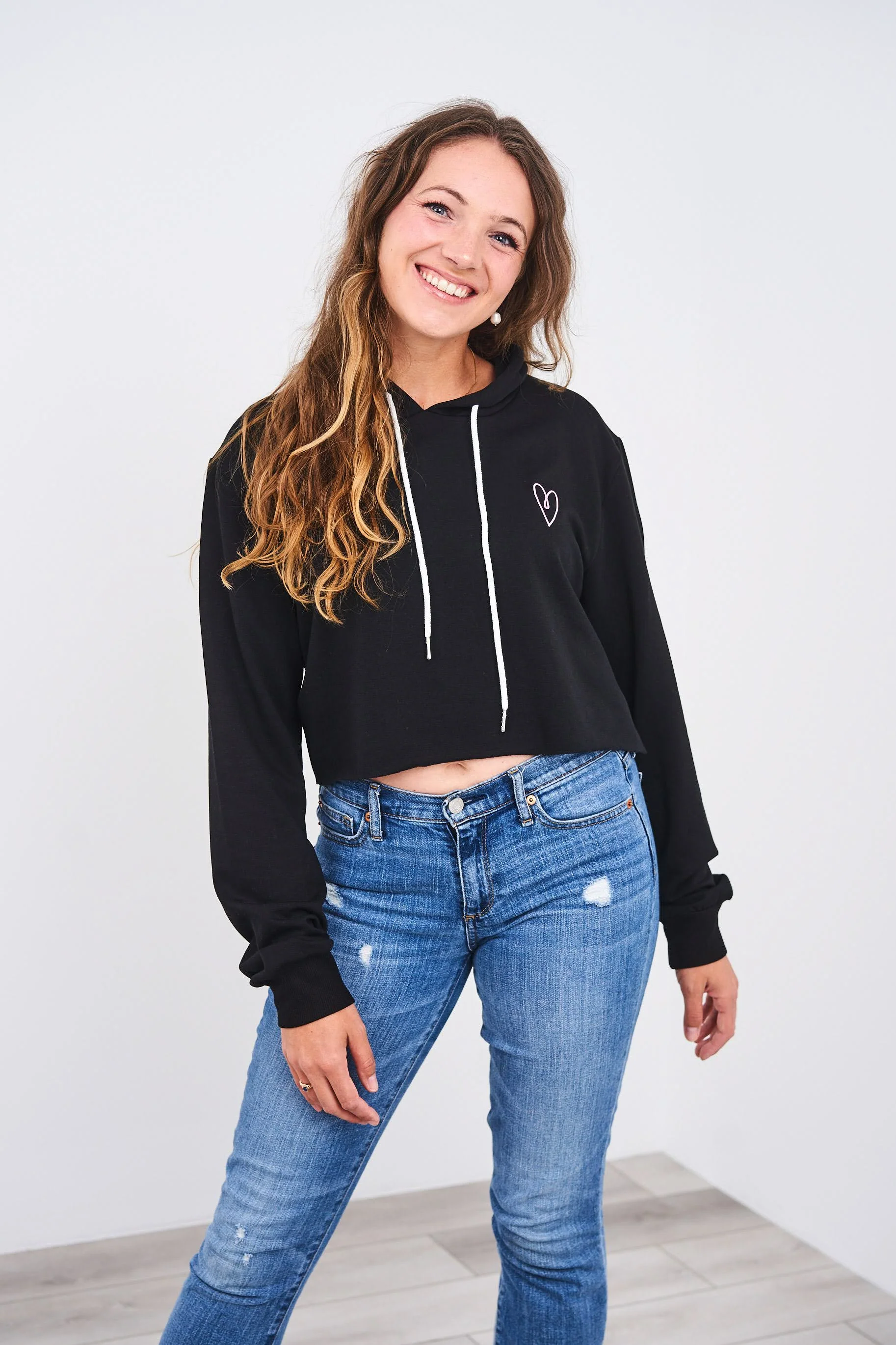 Latched Mama Cropped Nursing Hoodie - Last Chance - Image 3