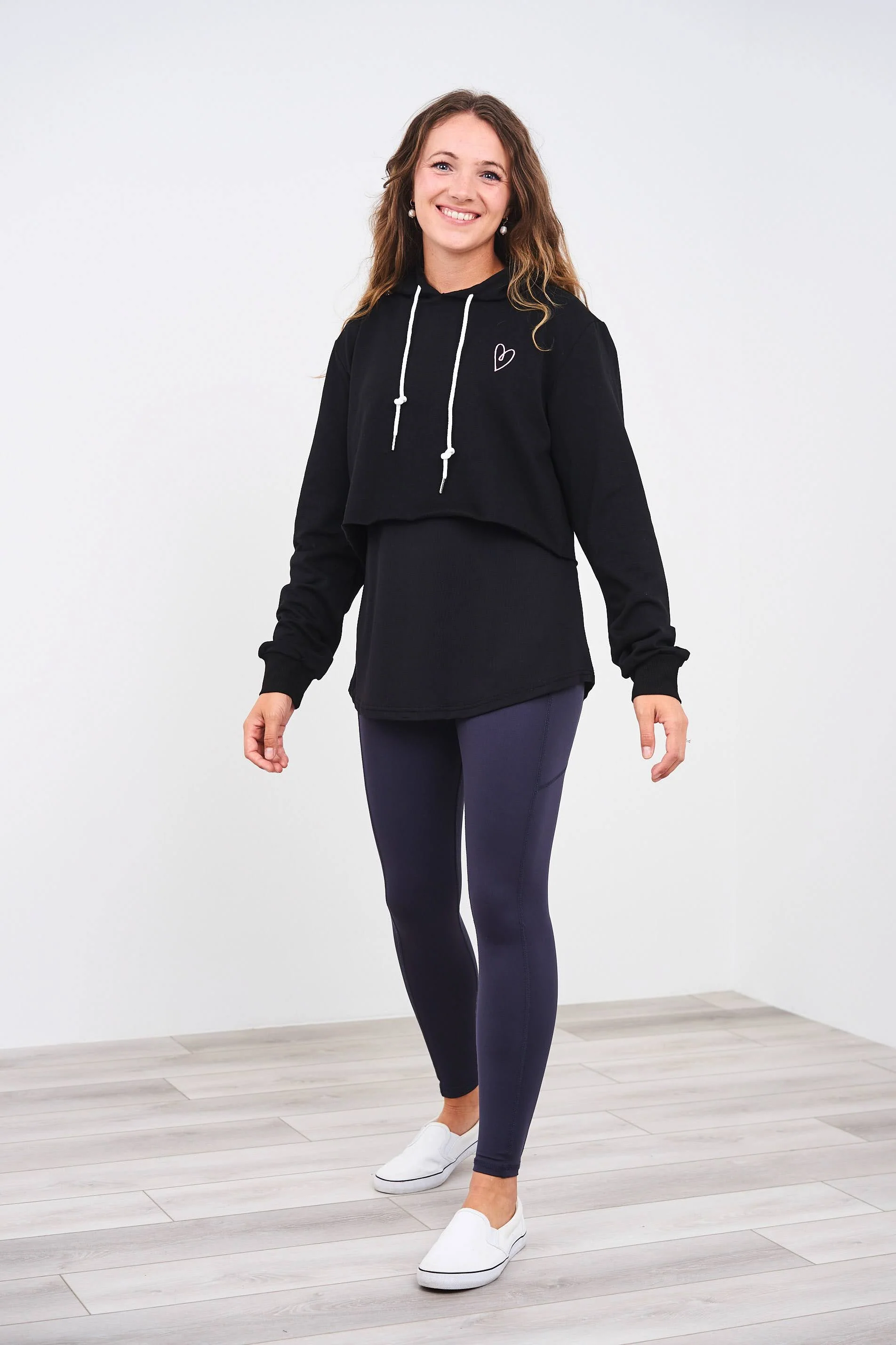 Latched Mama Cropped Nursing Hoodie - Last Chance - Image 8