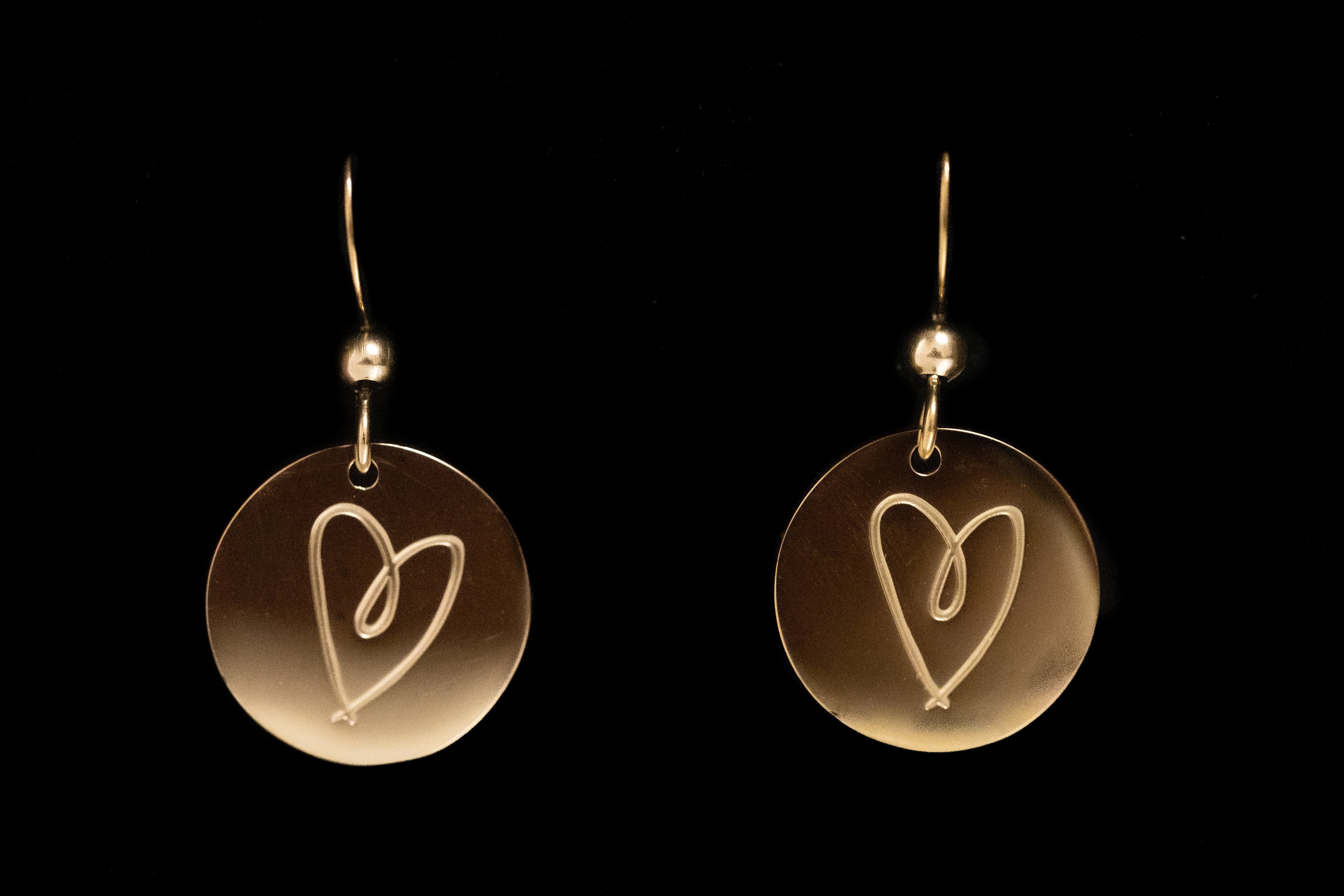 Latched Mama Dangle Heart Earrings - Image 3