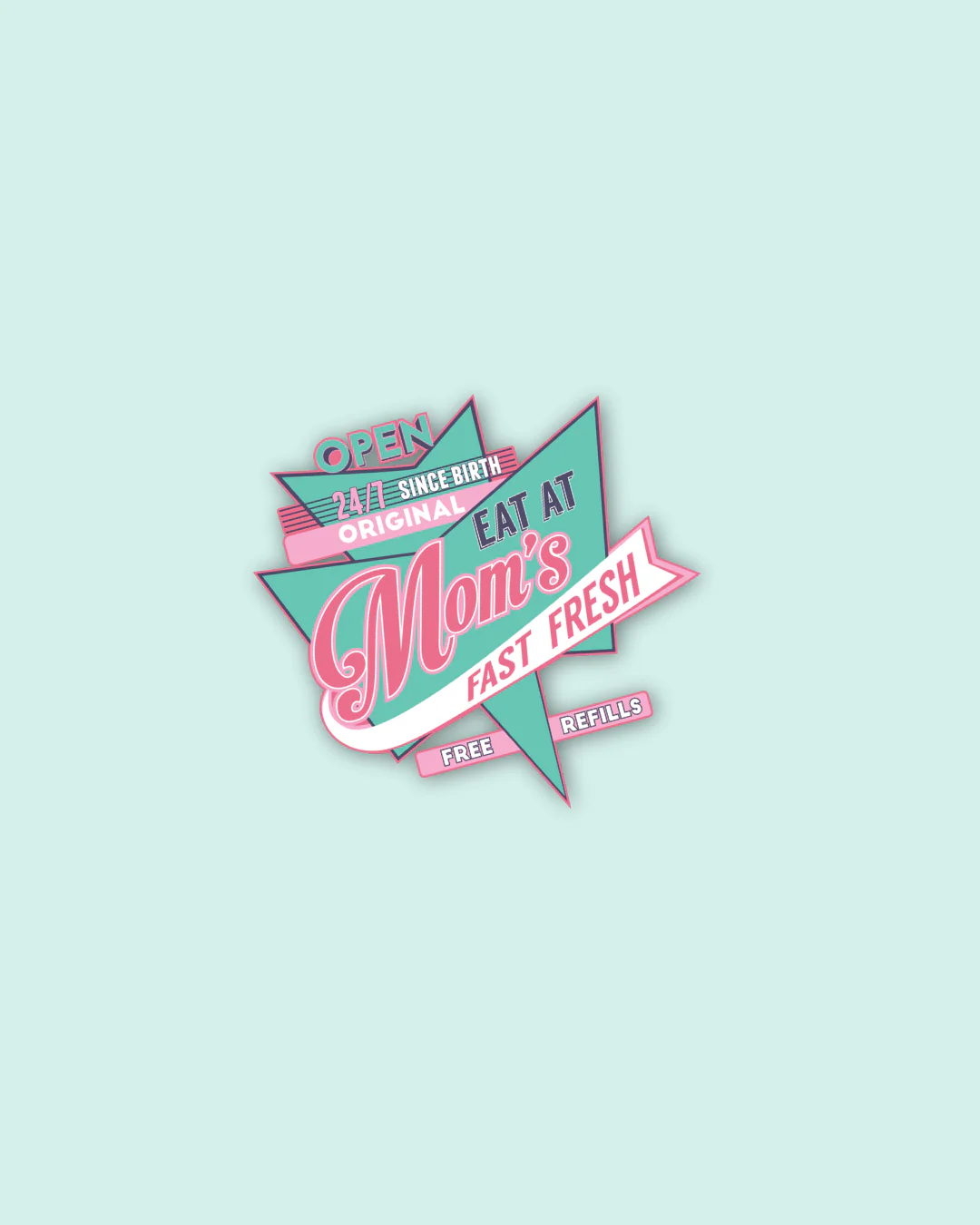 Latched Mama Decal Sticker - Image 2
