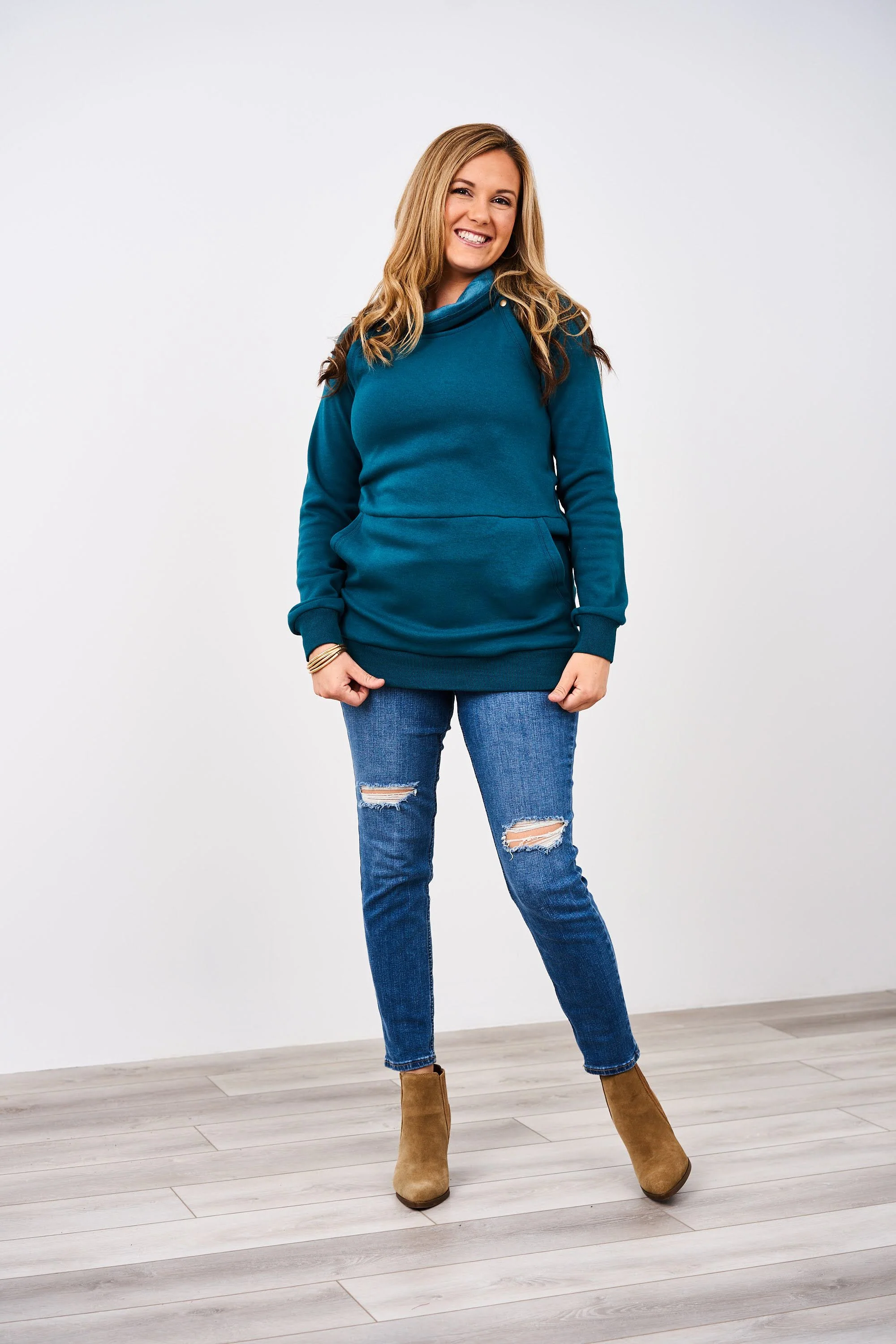 Latched Mama Harbor Snap Nursing Pullover - Image 11