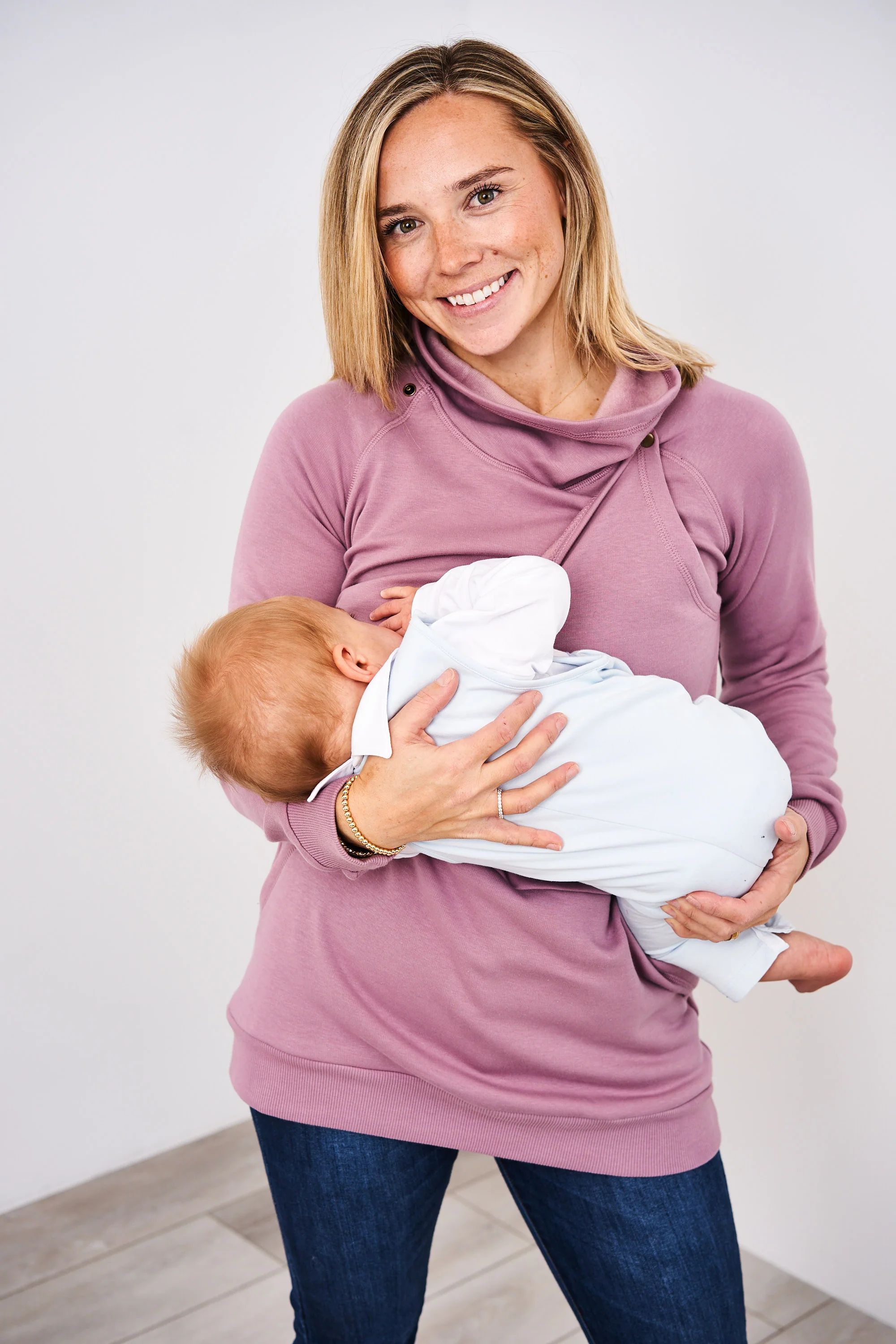 Latched Mama Harbor Snap Nursing Pullover - Image 12