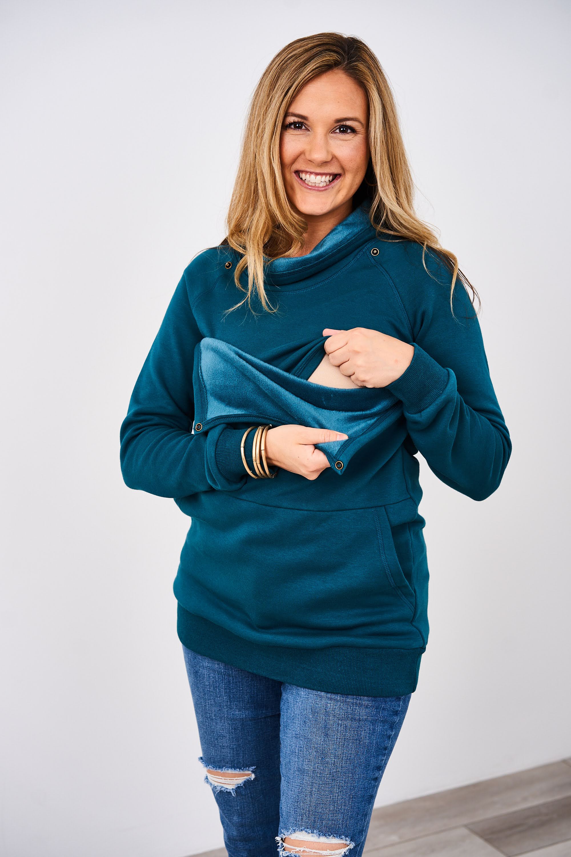 Latched Mama Harbor Snap Nursing Pullover - Image 25