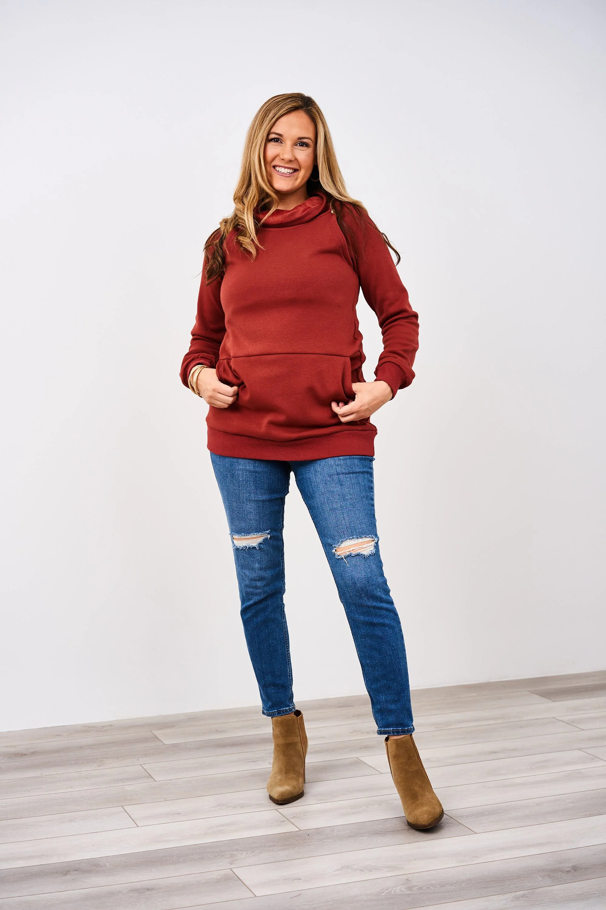 Latched Mama Harbor Snap Nursing Pullover - Image 3