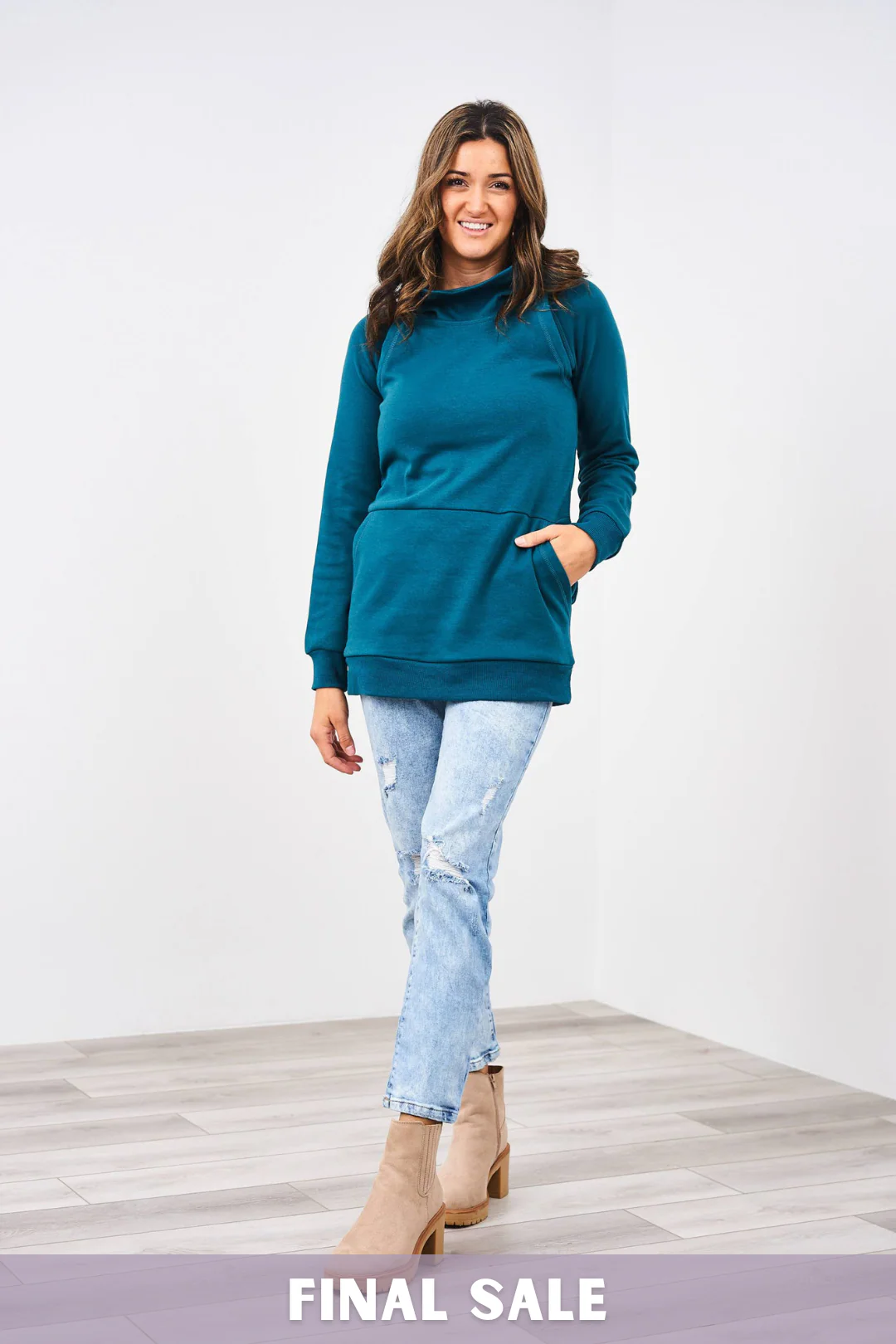 Latched Mama Harbor Snap Nursing Pullover - Final Sale - Image 10