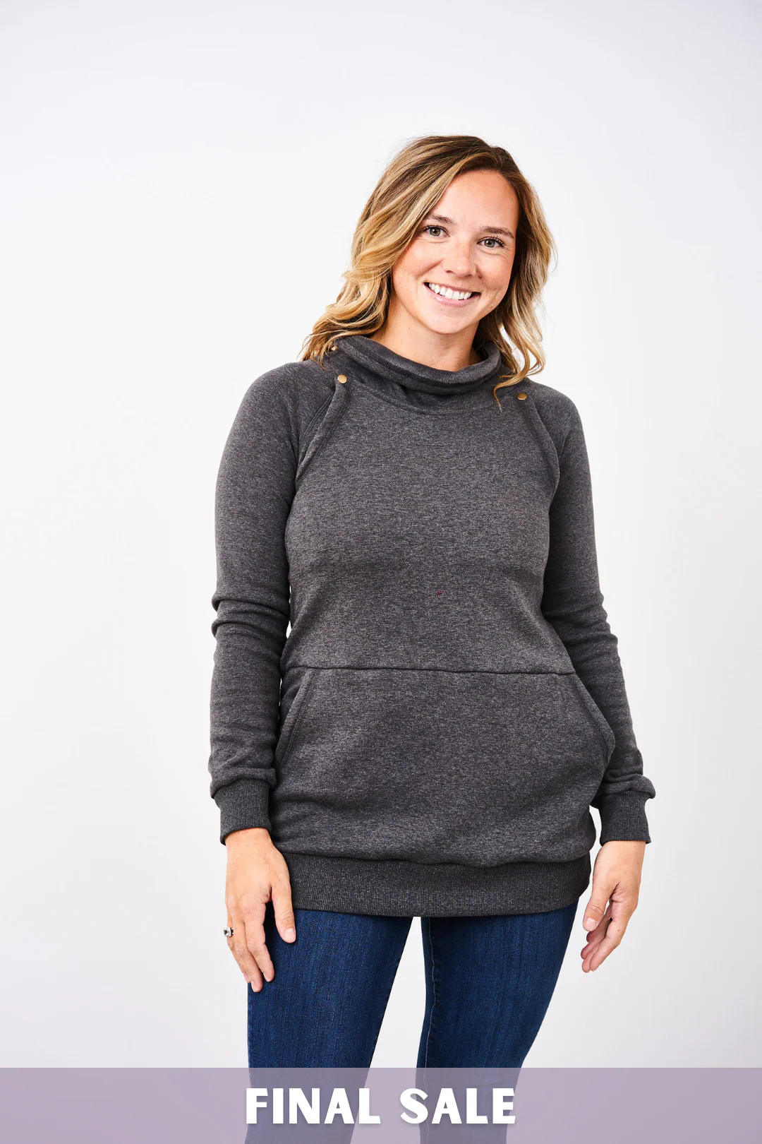 Latched Mama Harbor Snap Nursing Pullover - Final Sale - Image 4