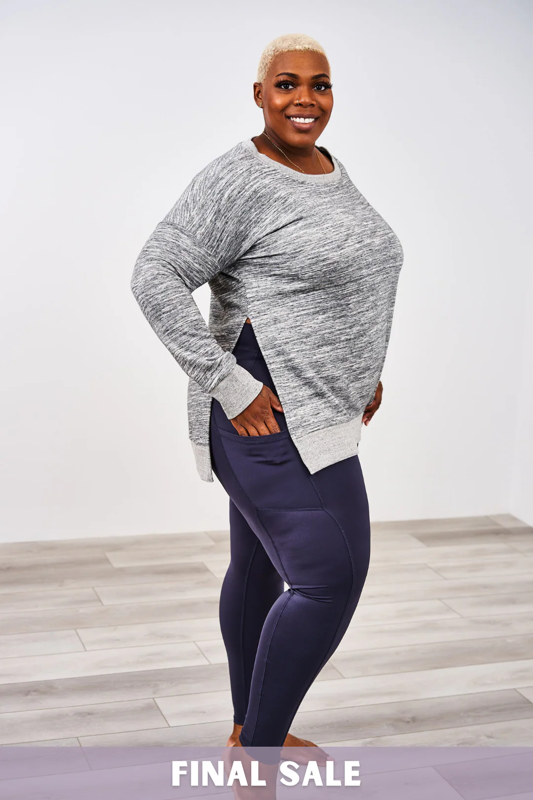 Latched Mama High Waisted Leggings with Side Pocket - Final Sale - Image 4