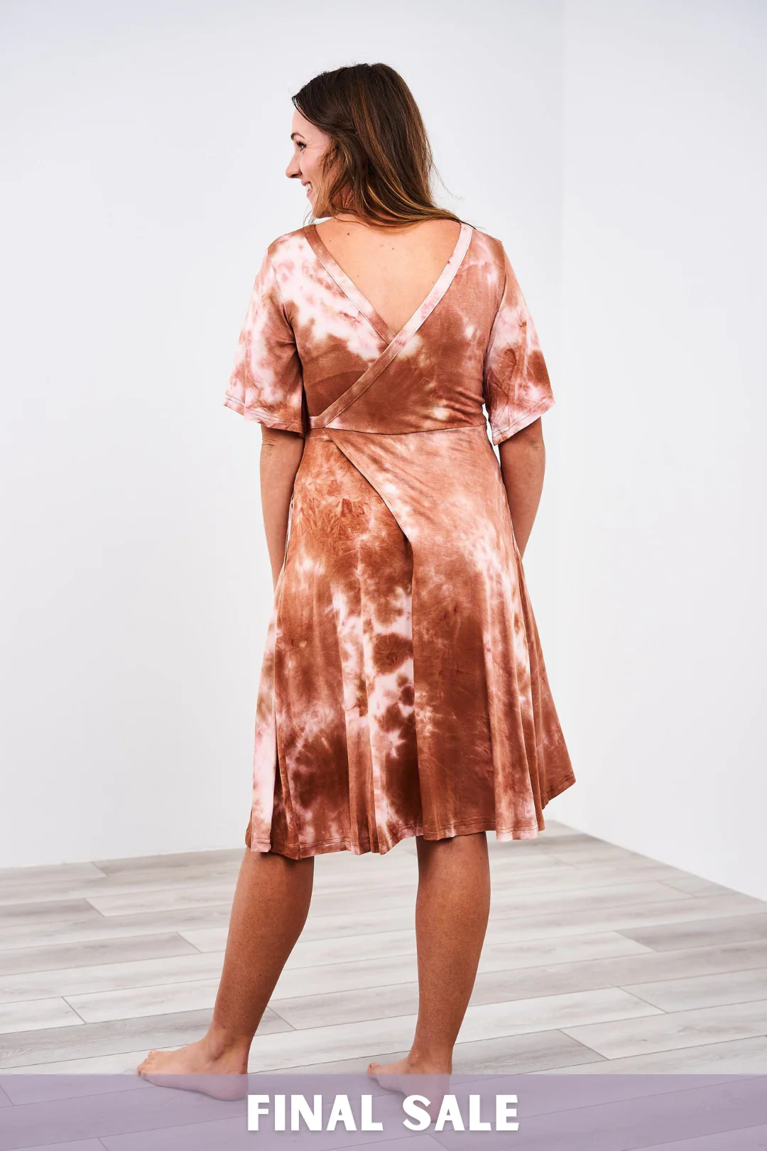 Latched Mama Labor & Postpartum Wrap Dress - Final Sale - Image 11