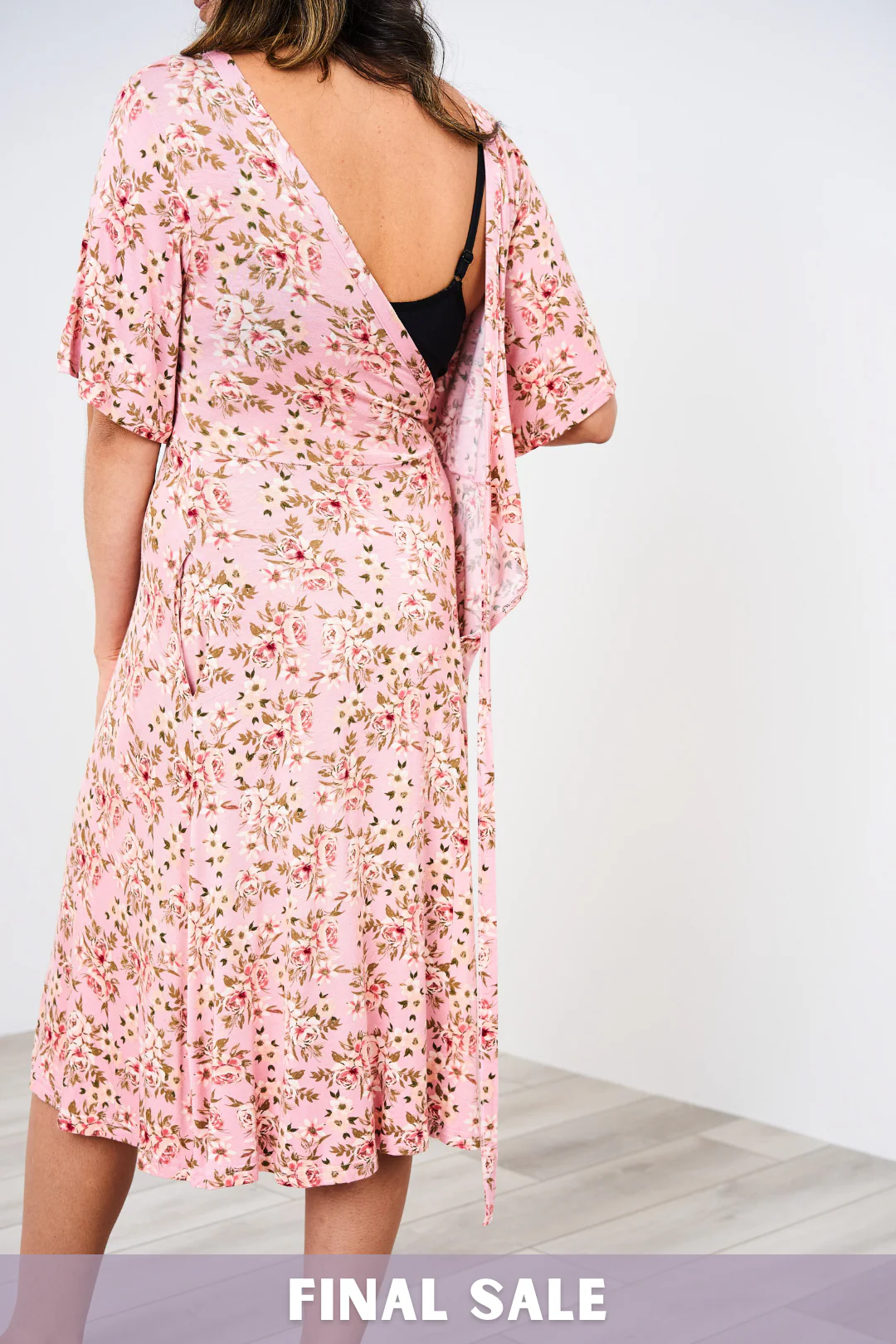 Latched Mama Labor & Postpartum Wrap Dress - Final Sale - Image 3