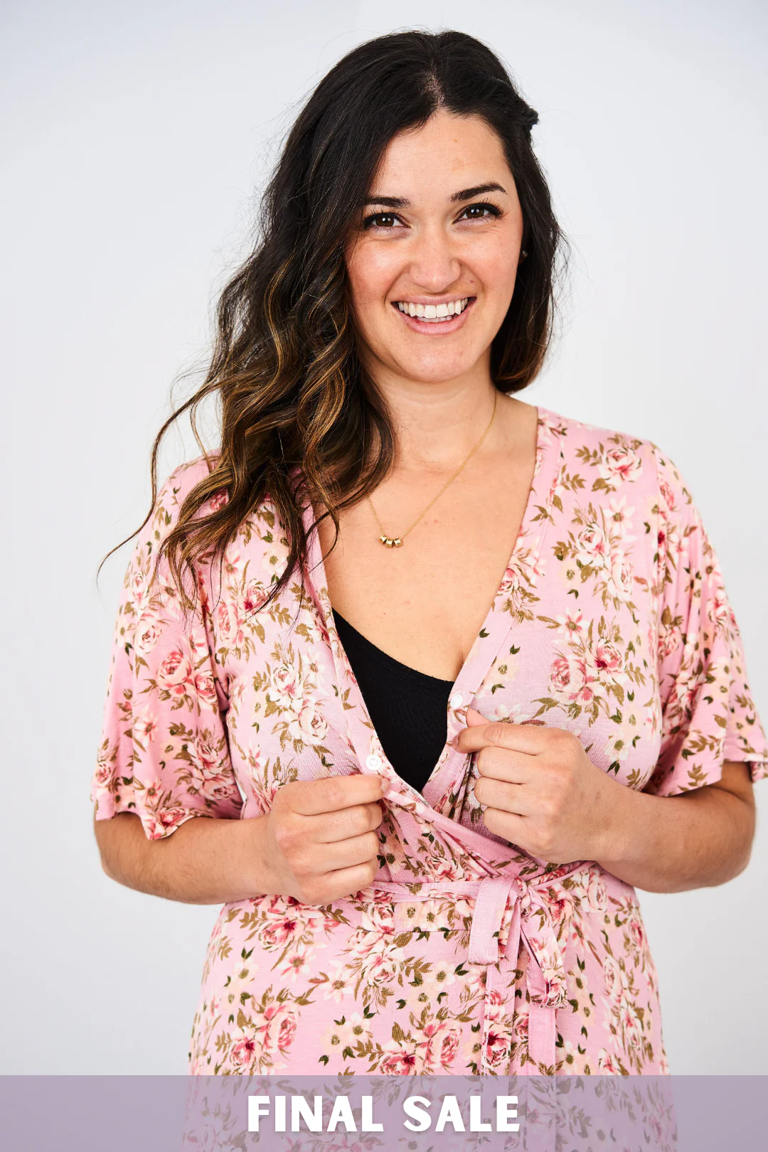 Latched Mama Labor & Postpartum Wrap Dress - Final Sale - Image 4