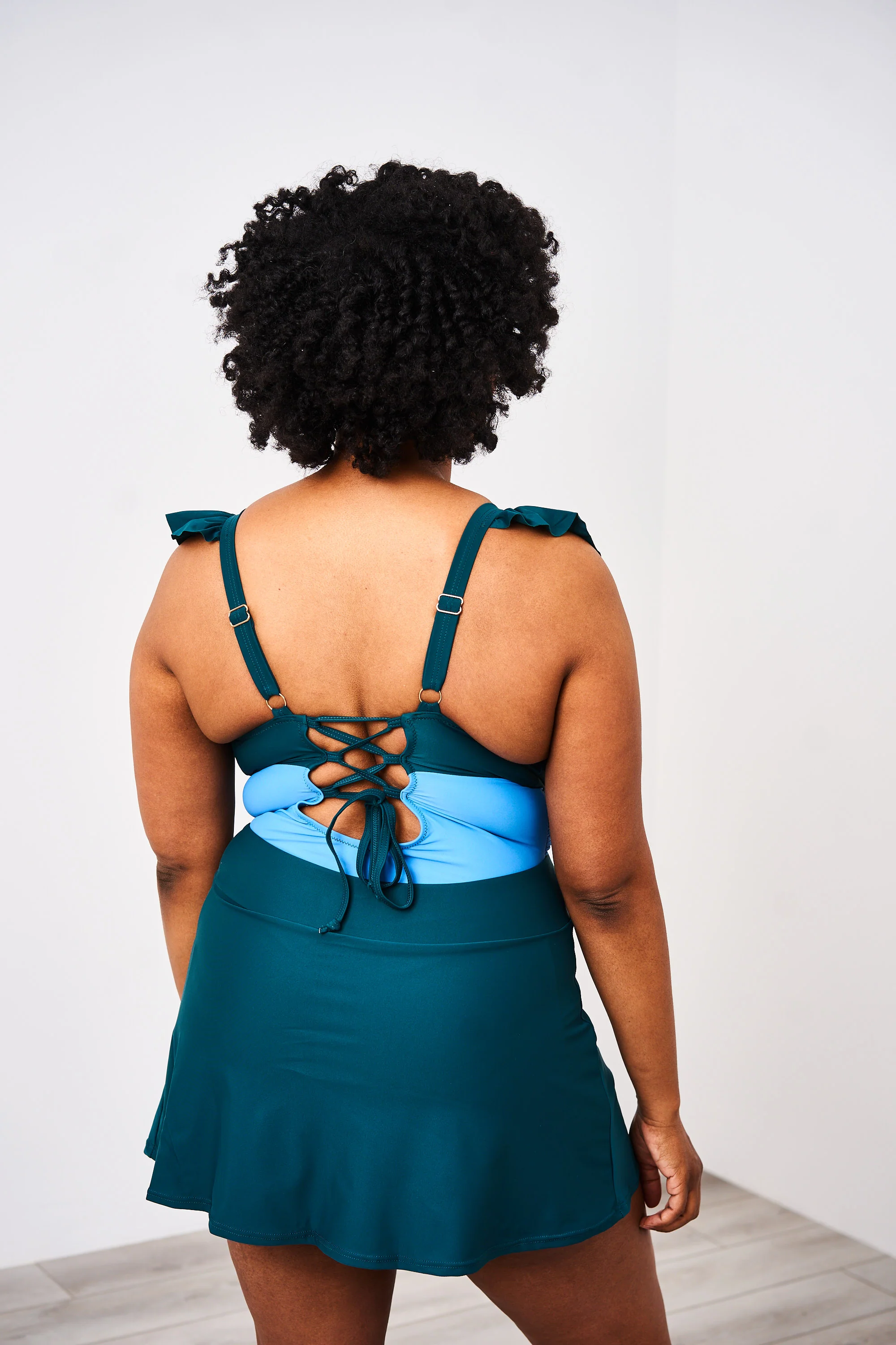 Latched Mama Lace Up Nursing Swim One Piece - Final Sale - Image 17