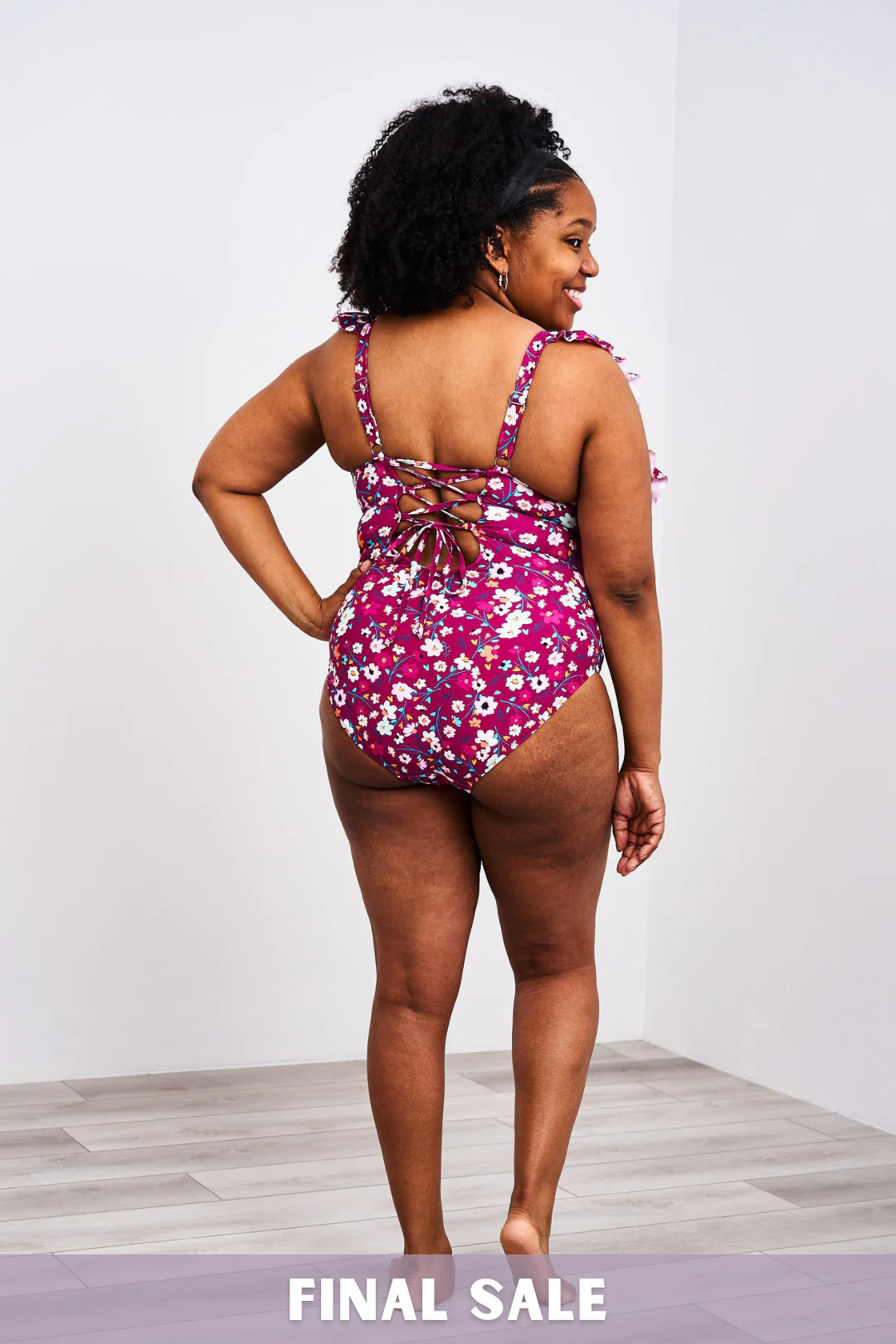 Latched Mama Lace Up Nursing Swim One Piece - Final Sale - Image 5