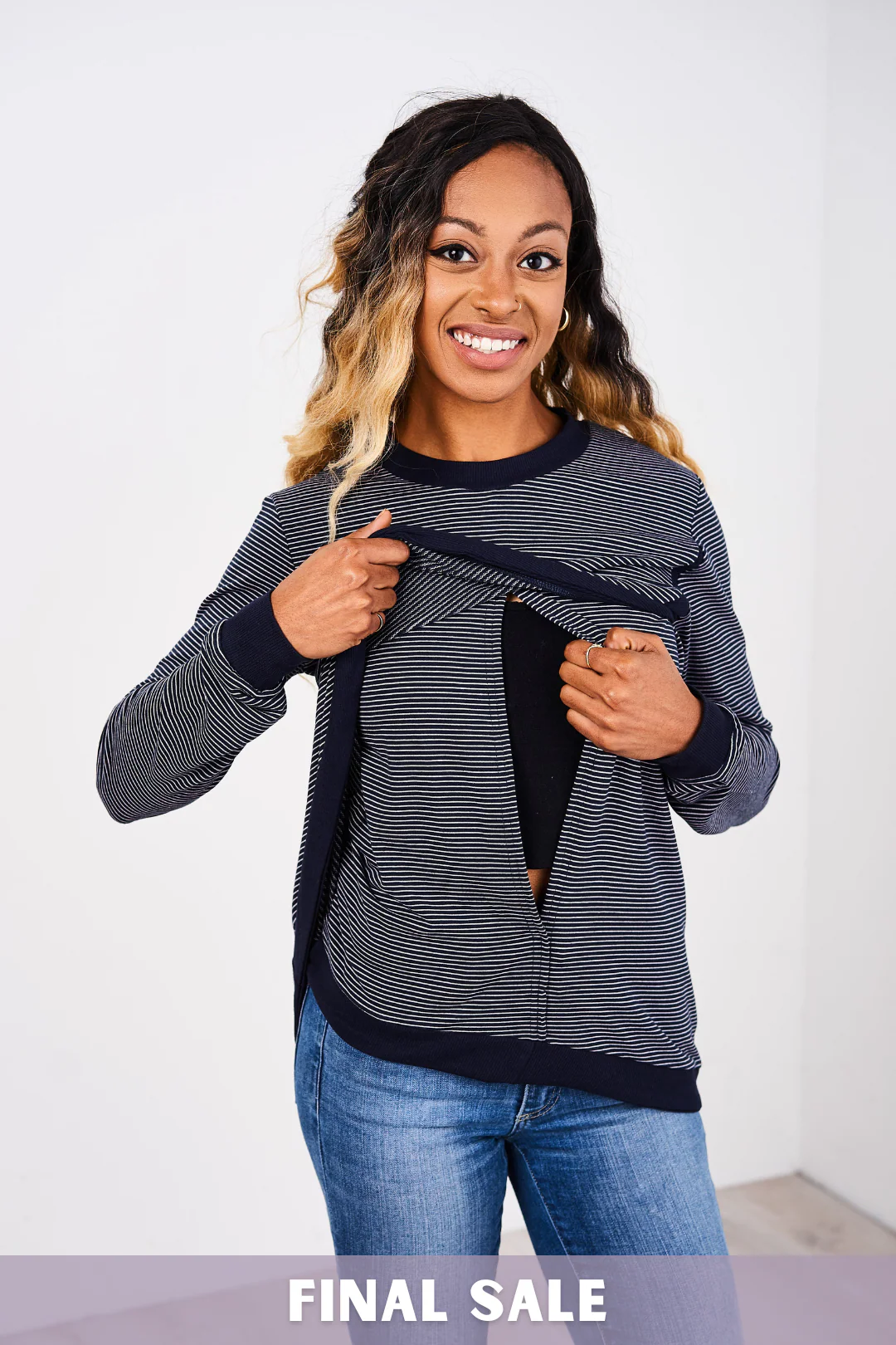 Latched Mama Lightweight Petal Nursing Crewneck - Final Sale - Image 2
