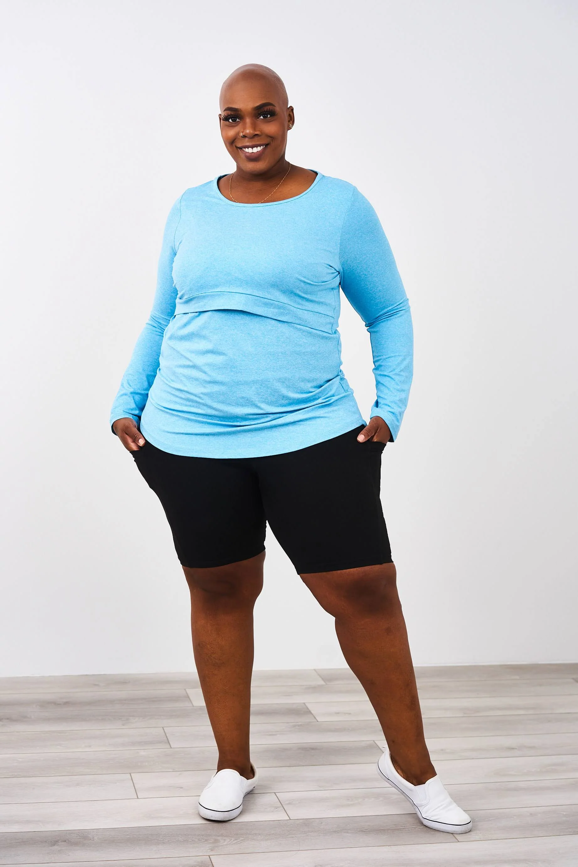 Latched Mama Long Sleeve Performance Nursing Tee - Last Chance - Image 11