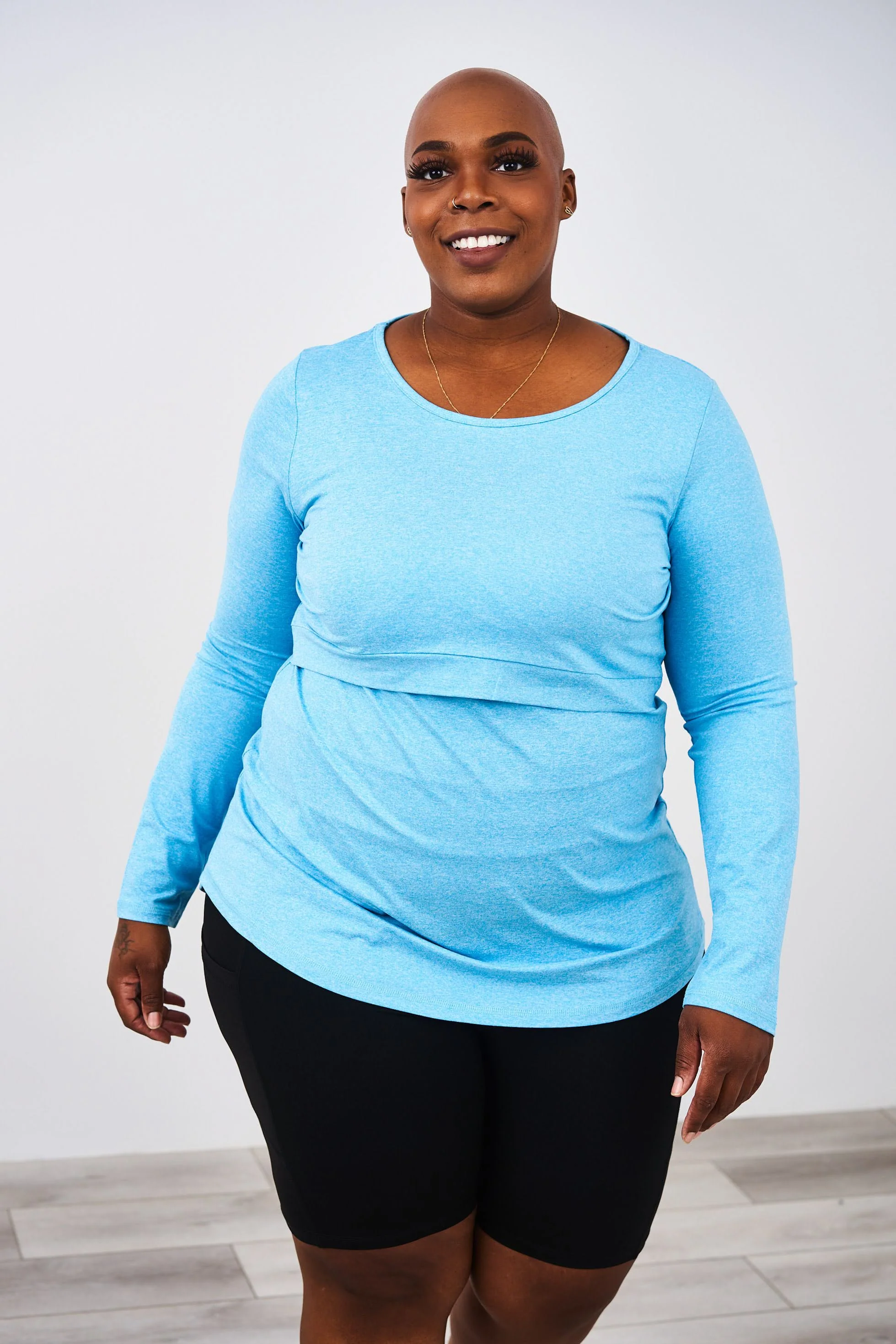 Latched Mama Long Sleeve Performance Nursing Tee - Last Chance - Image 14