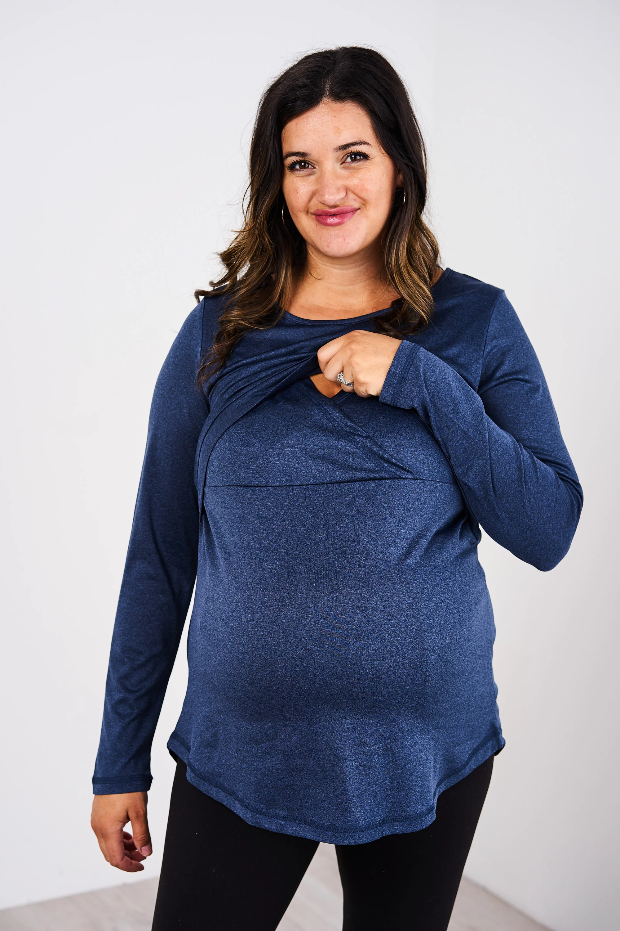 Latched Mama Long Sleeve Performance Nursing Tee - Last Chance - Image 17