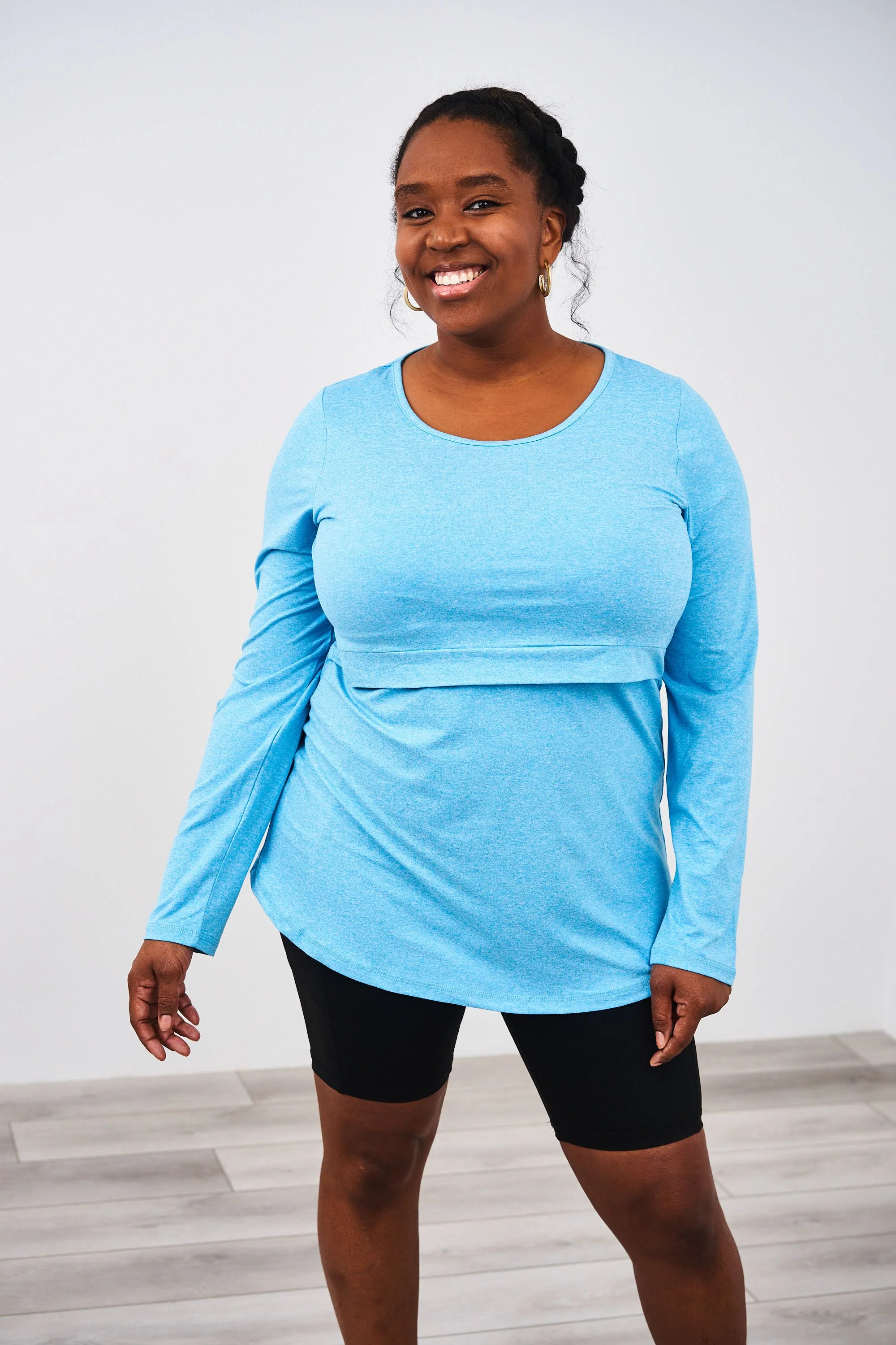 Latched Mama Long Sleeve Performance Nursing Tee - Last Chance - Image 24