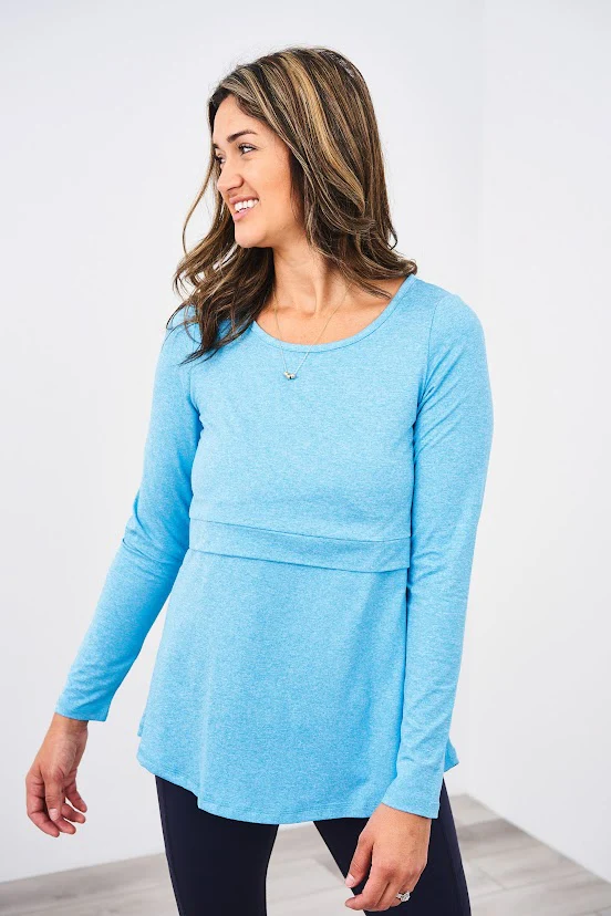 Latched Mama Long Sleeve Performance Nursing Tee - Last Chance - Image 5