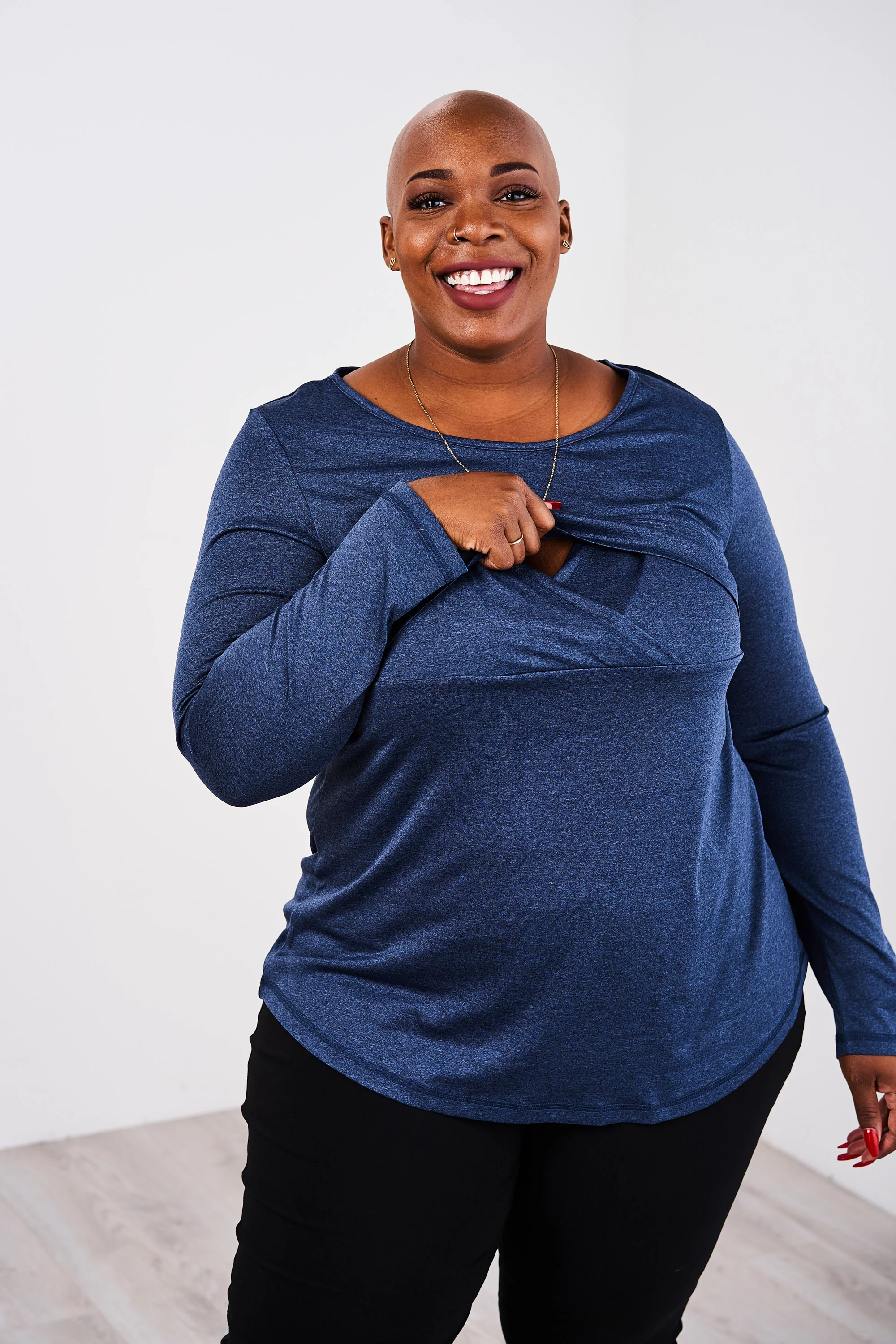 Latched Mama Long Sleeve Performance Nursing Tee - Last Chance - Image 7