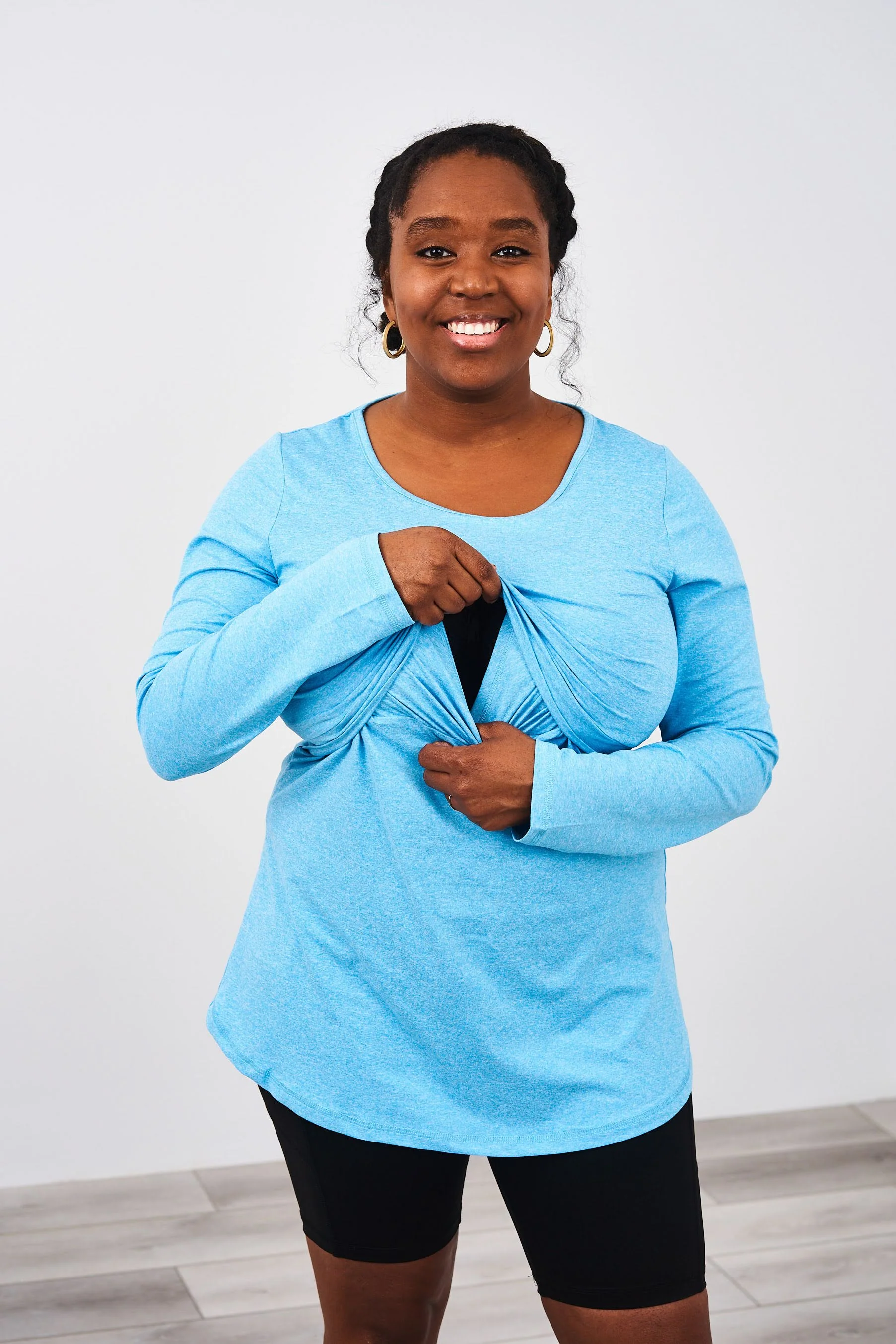 Latched Mama Long Sleeve Performance Nursing Tee - Last Chance - Image 9