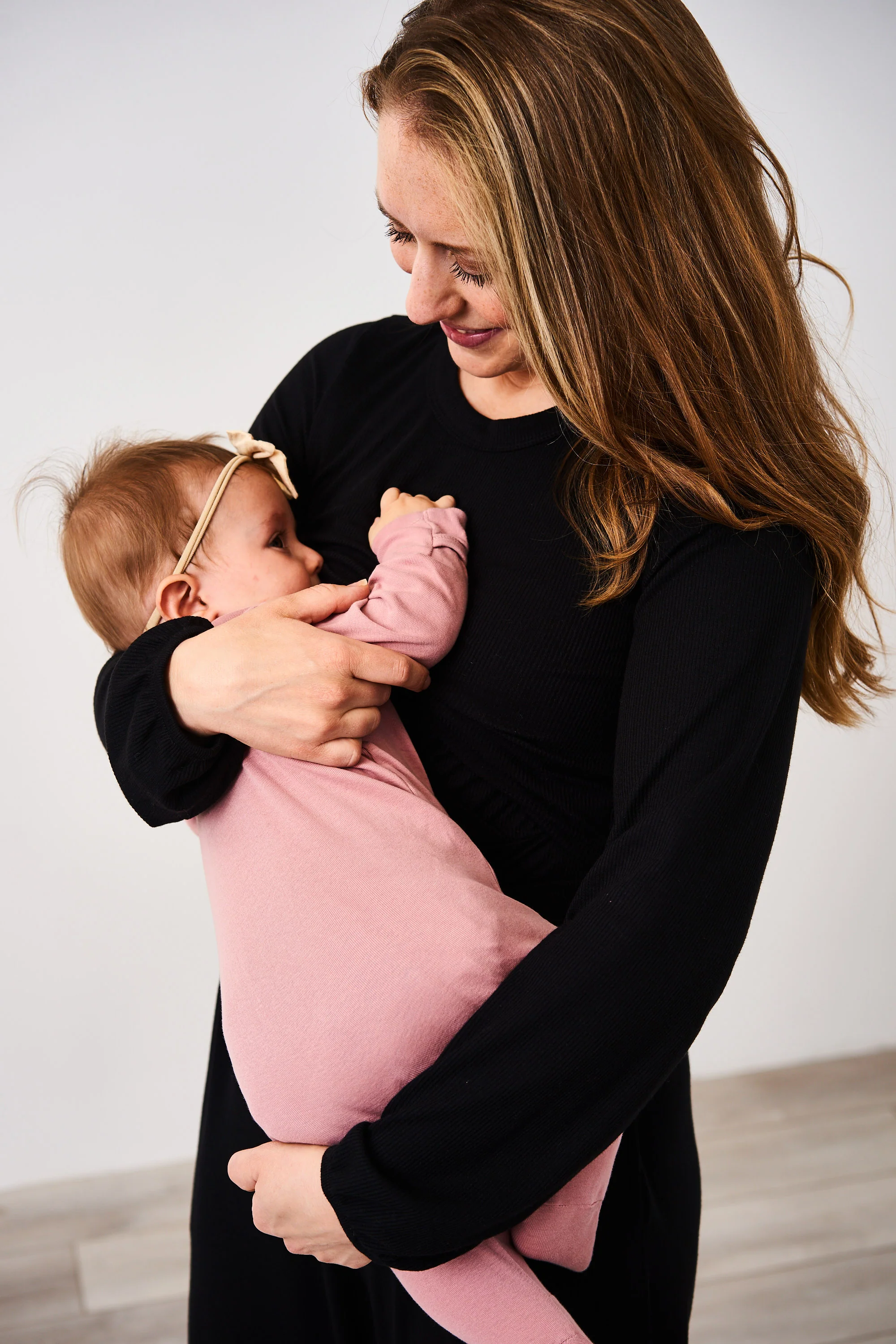 Latched Mama Long Sleeve Ribbed Nursing Jumper - Final Sale - Image 8