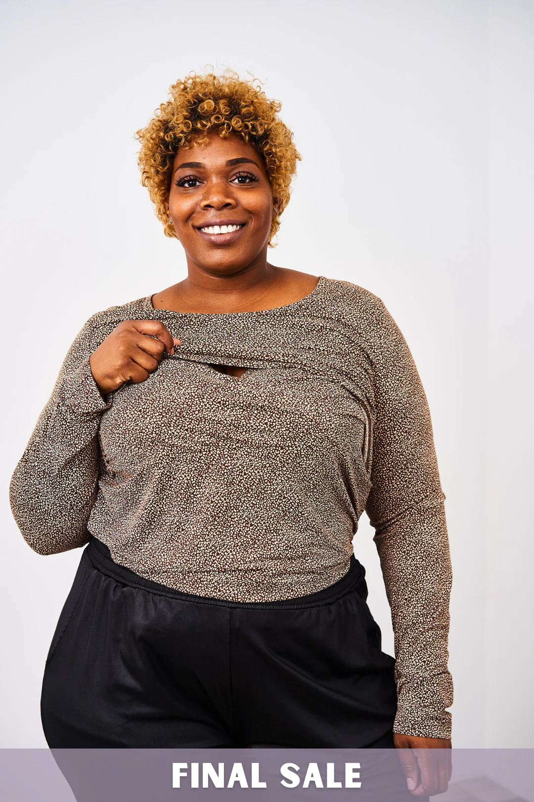 Latched Mama Essential Long Sleeve Nursing Top - Final Sale - Image 6