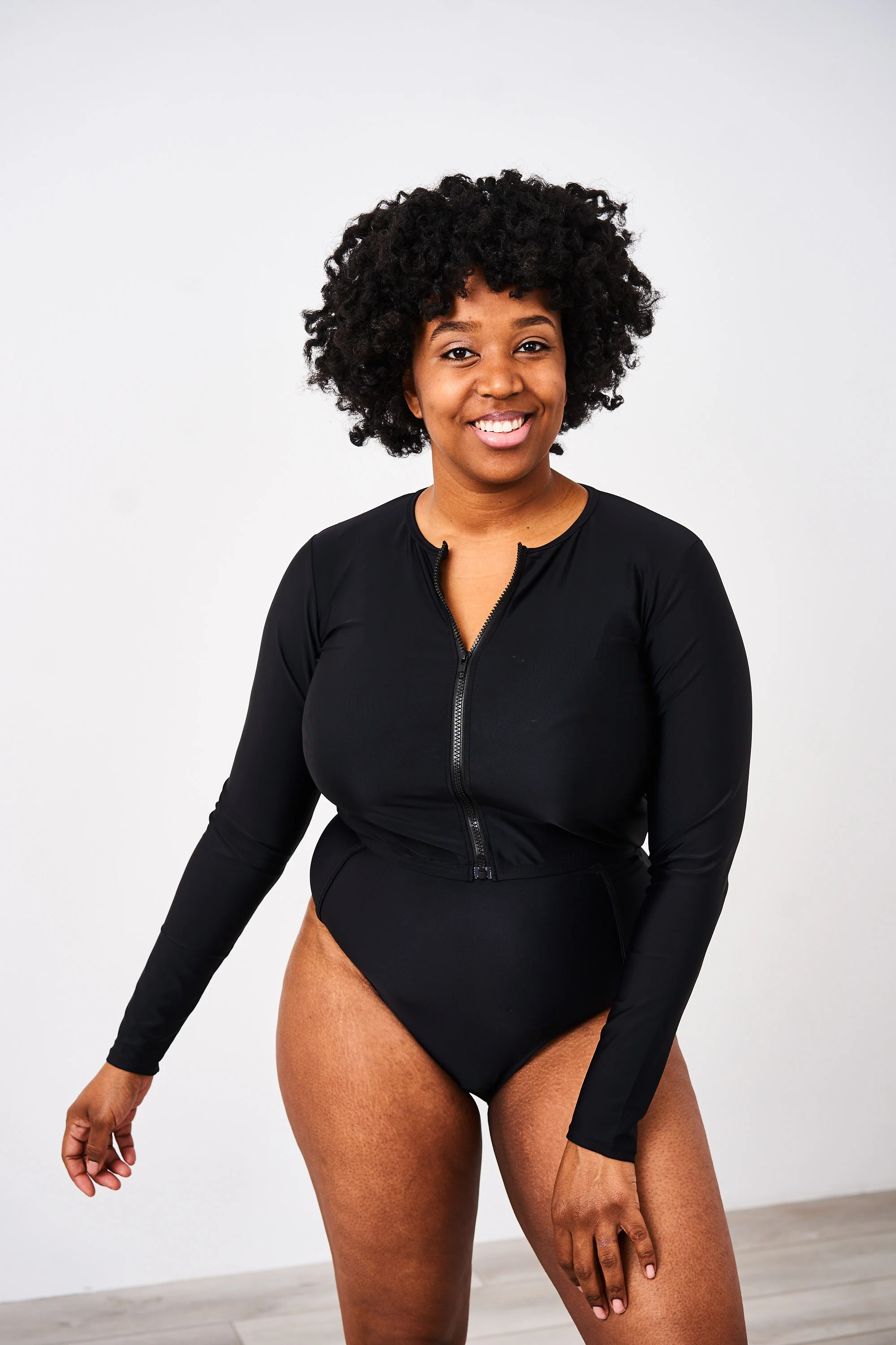 Latched Mama Long Sleeve Swim Zip Nursing Cover Up - Final Sale - Image 3