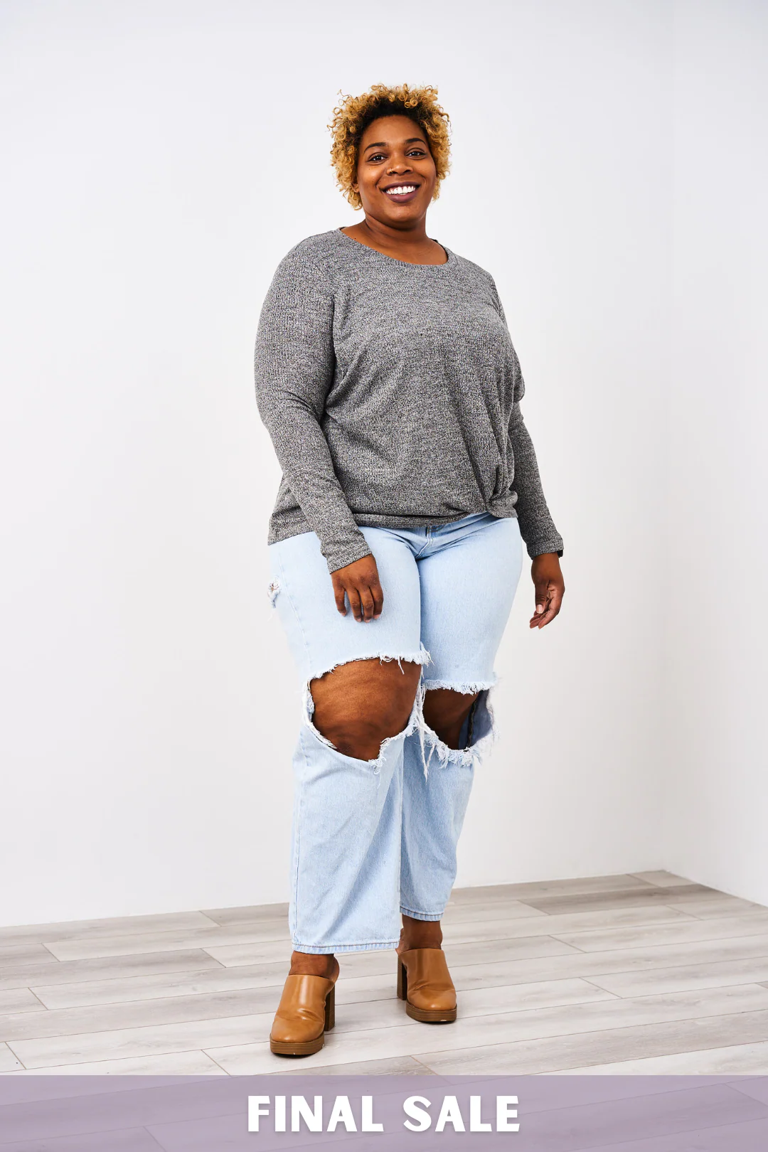 Latched Mama Long Sleeve Twist Front Nursing Top - Final Sale - Image 3