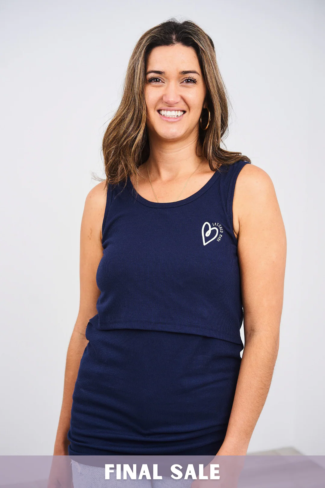 Latched Mama Love Ribbed Nursing Tank - Final Sale - Image 3
