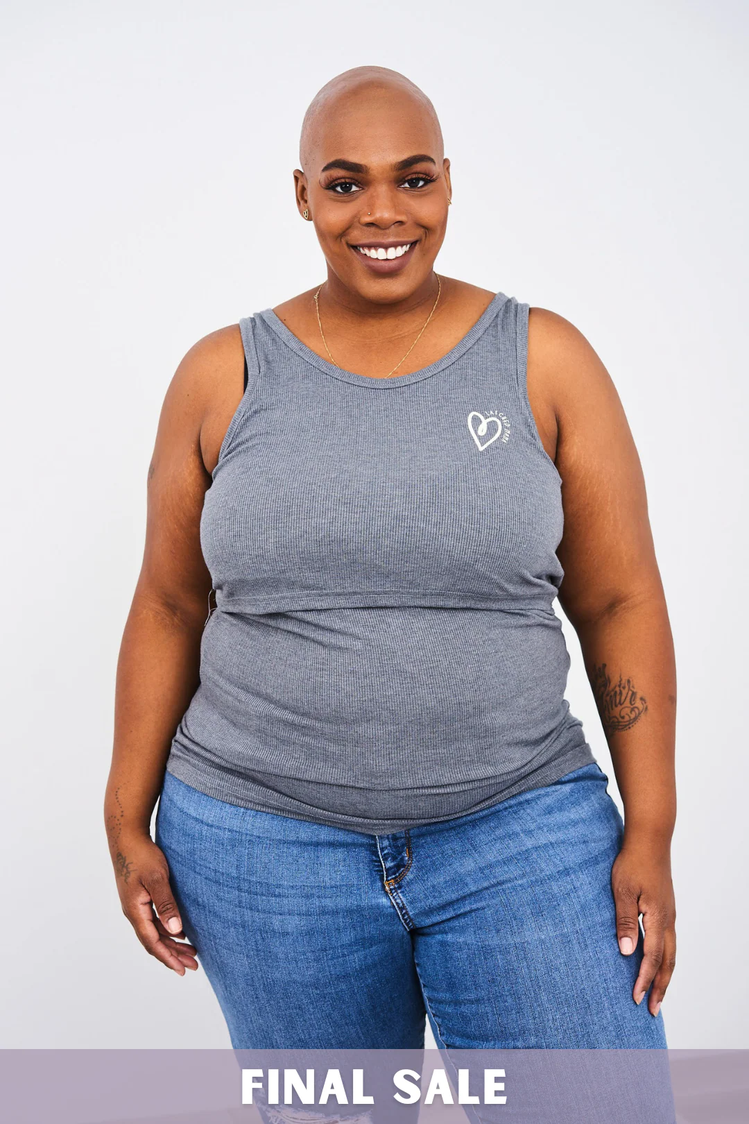 Latched Mama Love Ribbed Nursing Tank - Final Sale - Image 5