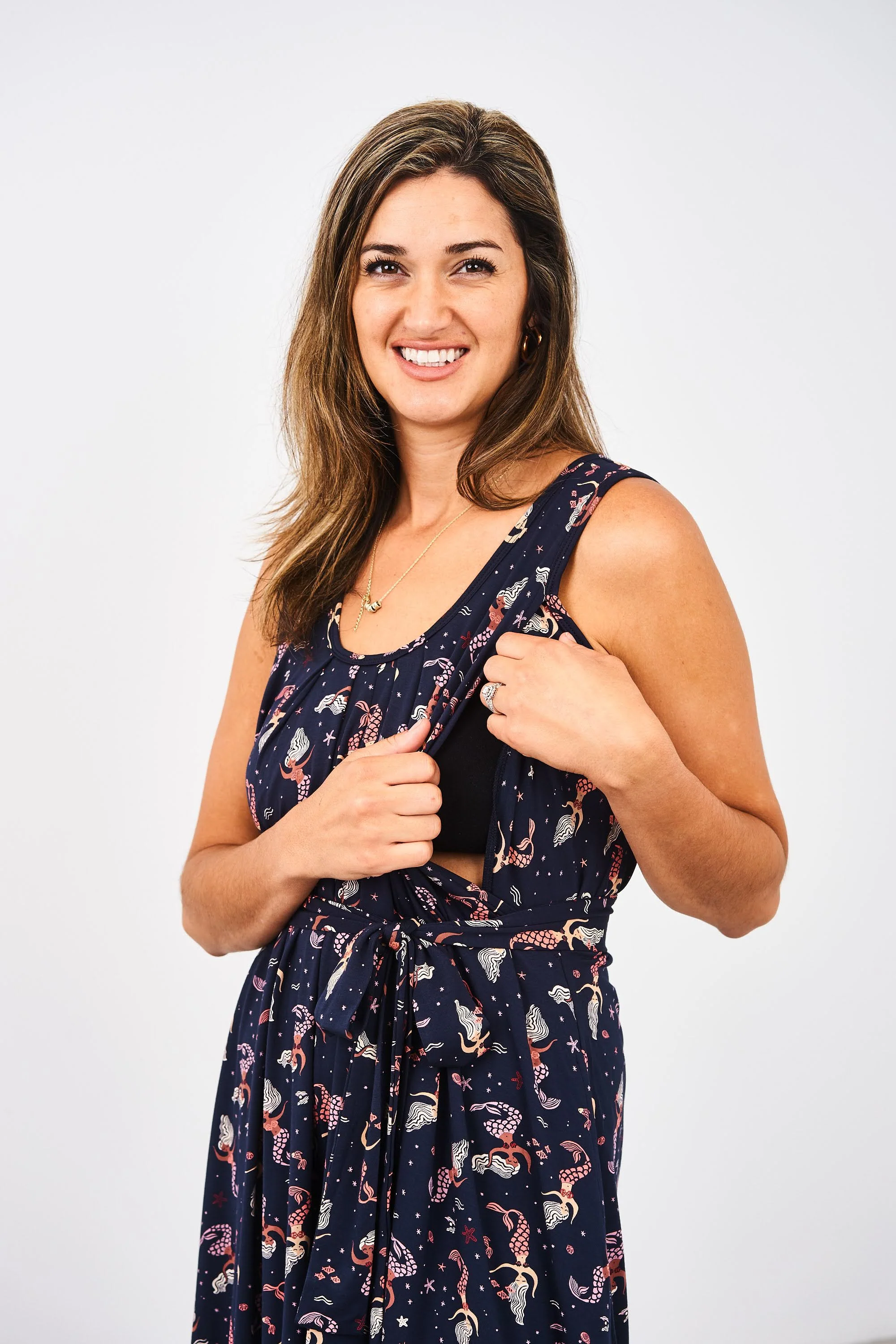 Latched Mama Mermaids Nursing Romper - Final Sale - Image 3