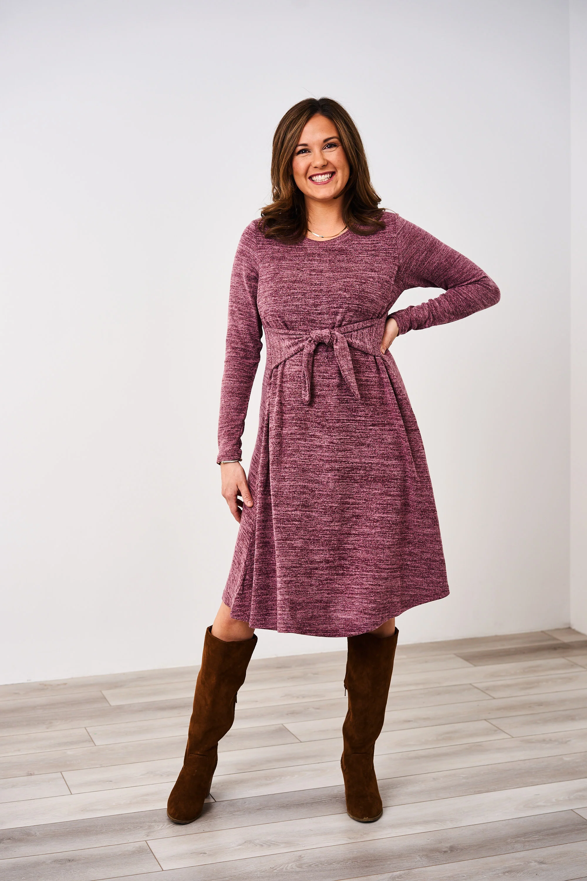 Latched Mama Sweater Nursing Dress - Final Sale - Image 4