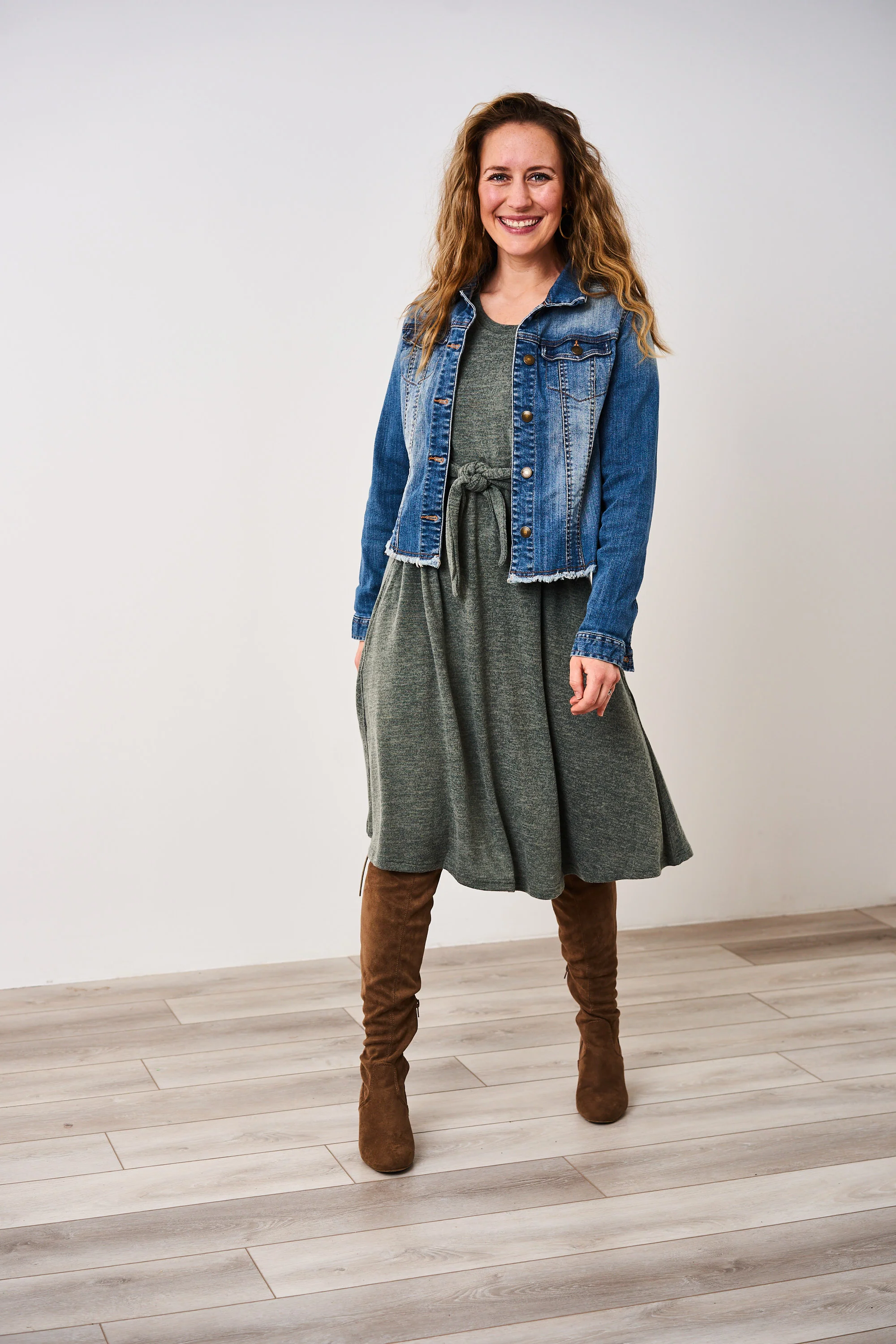 Latched Mama Sweater Nursing Dress - Final Sale - Image 7