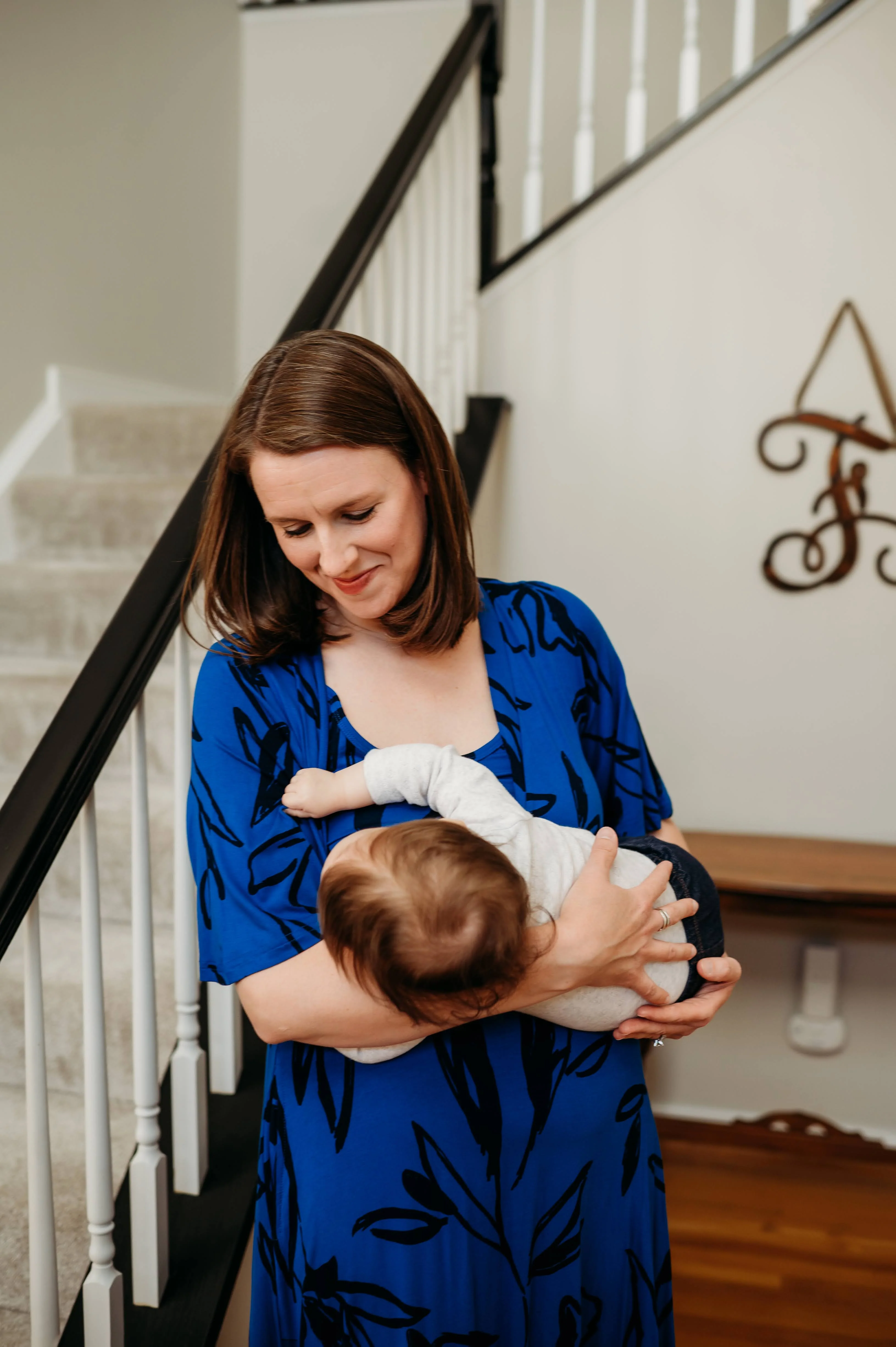 Latched Mama Nursing Midi Wrap Dress - Last Chance - Image 11