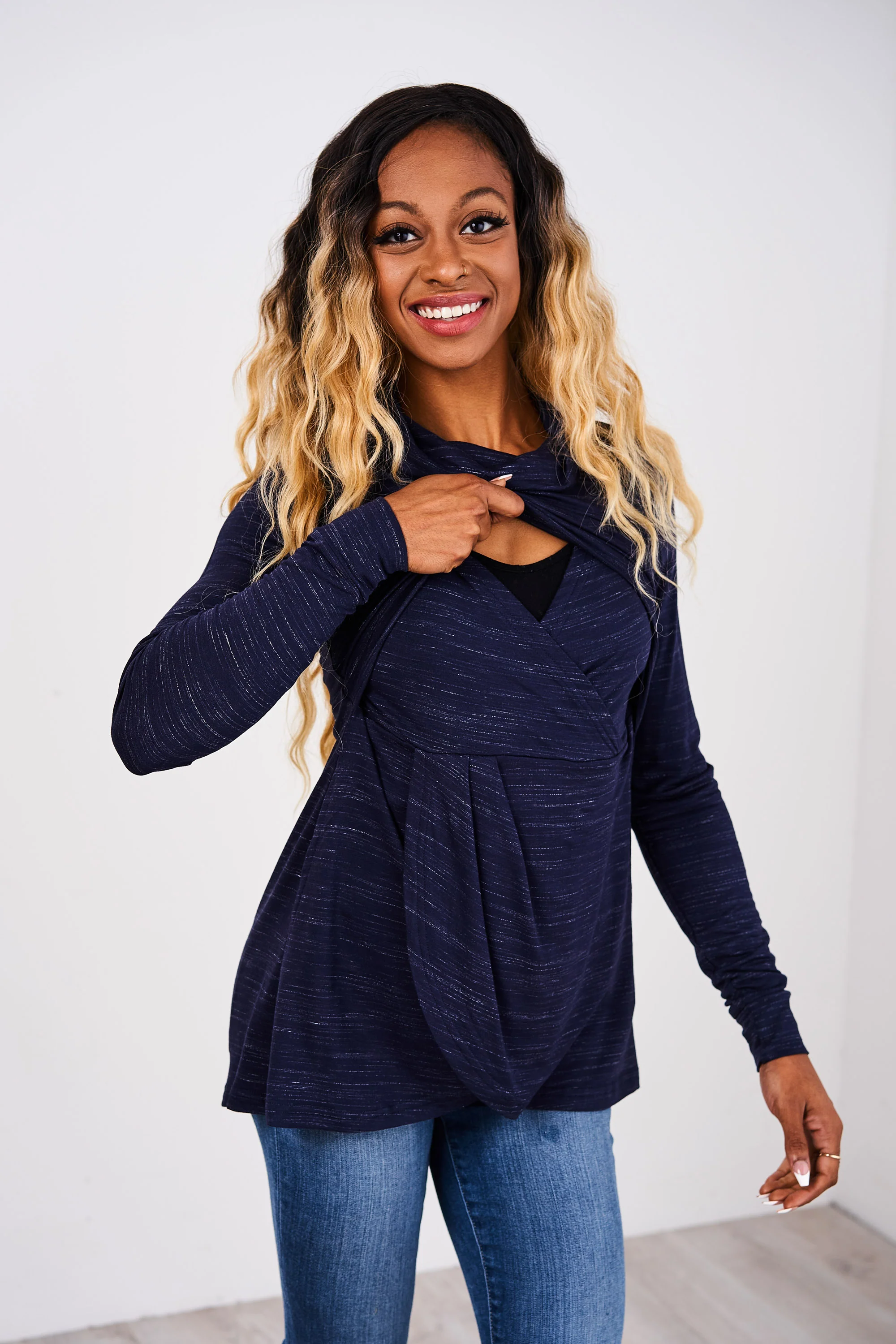 Latched Mama Petal Front Nursing Pullover - Last Chance - Image 10
