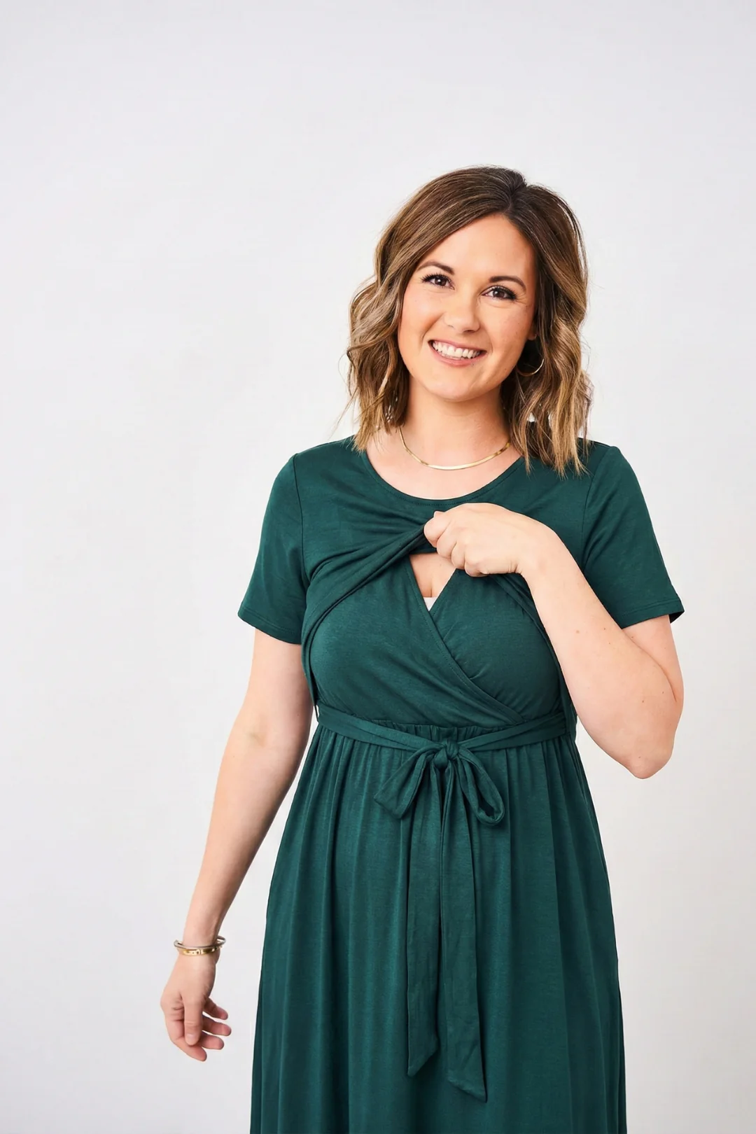 Latched Mama Petal Maxi Nursing Dress - Image 4