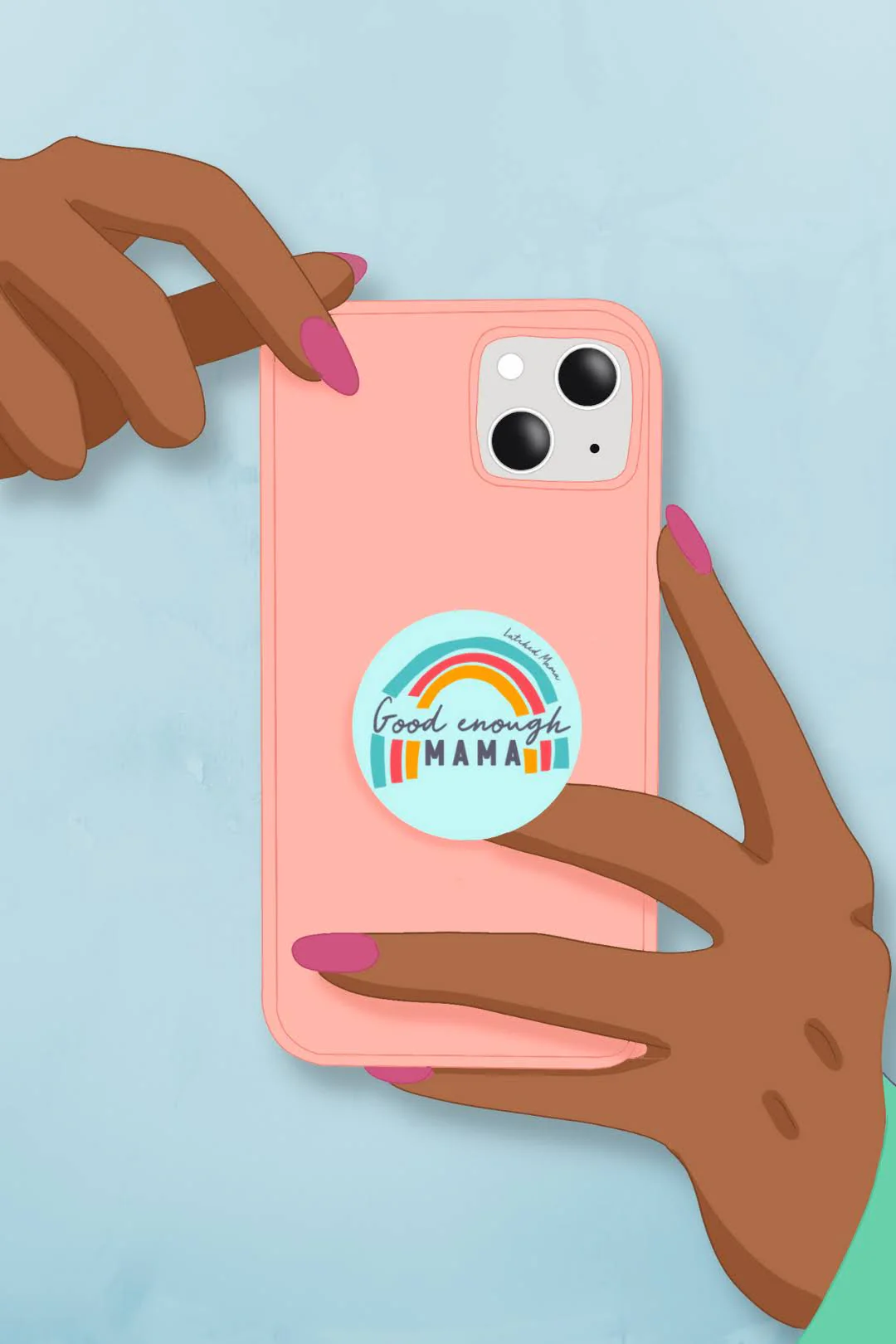 Latched Mama Phone Grip Holder - Image 2