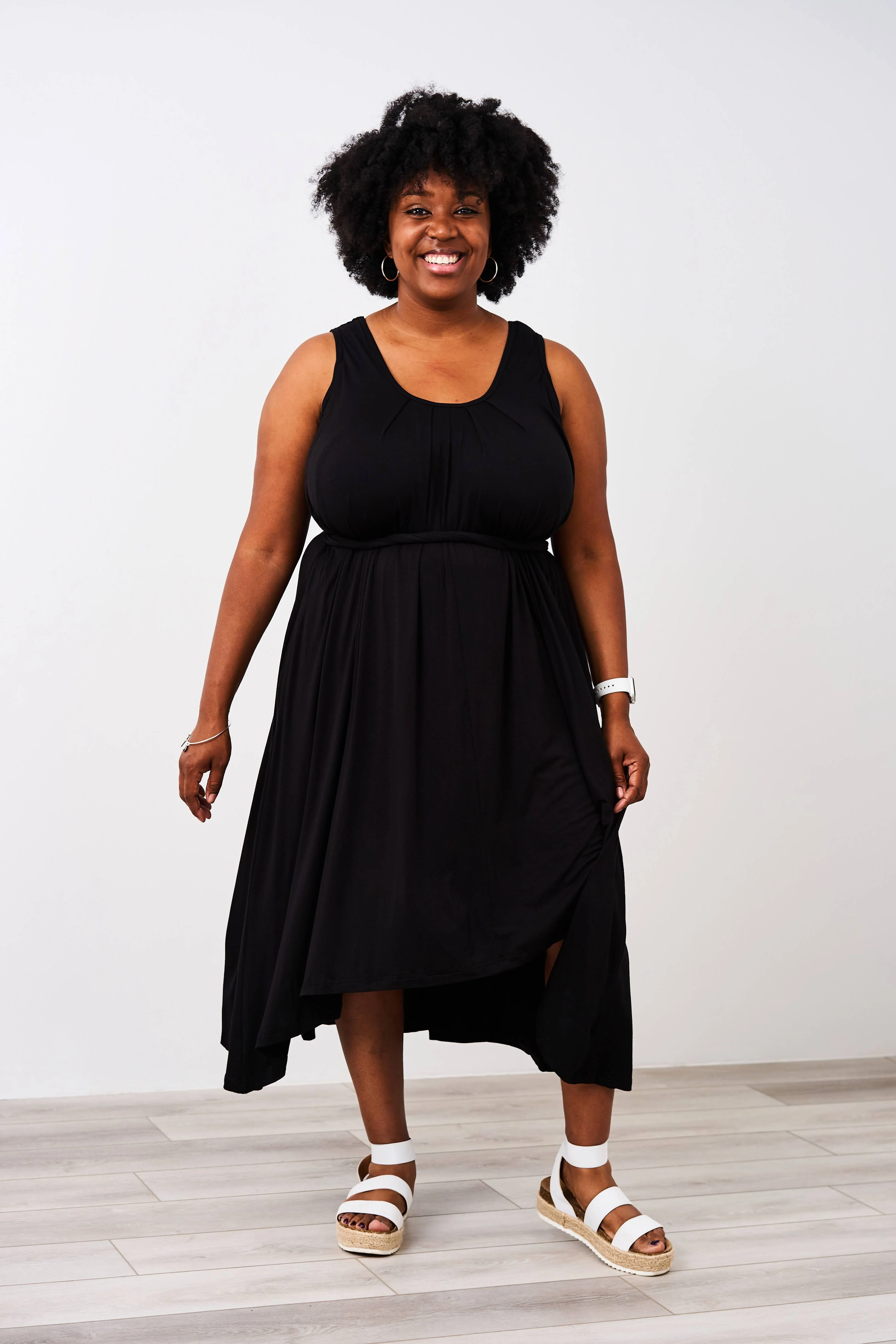 Latched Mama Pleated Nursing Dress - Last Chance - Image 5