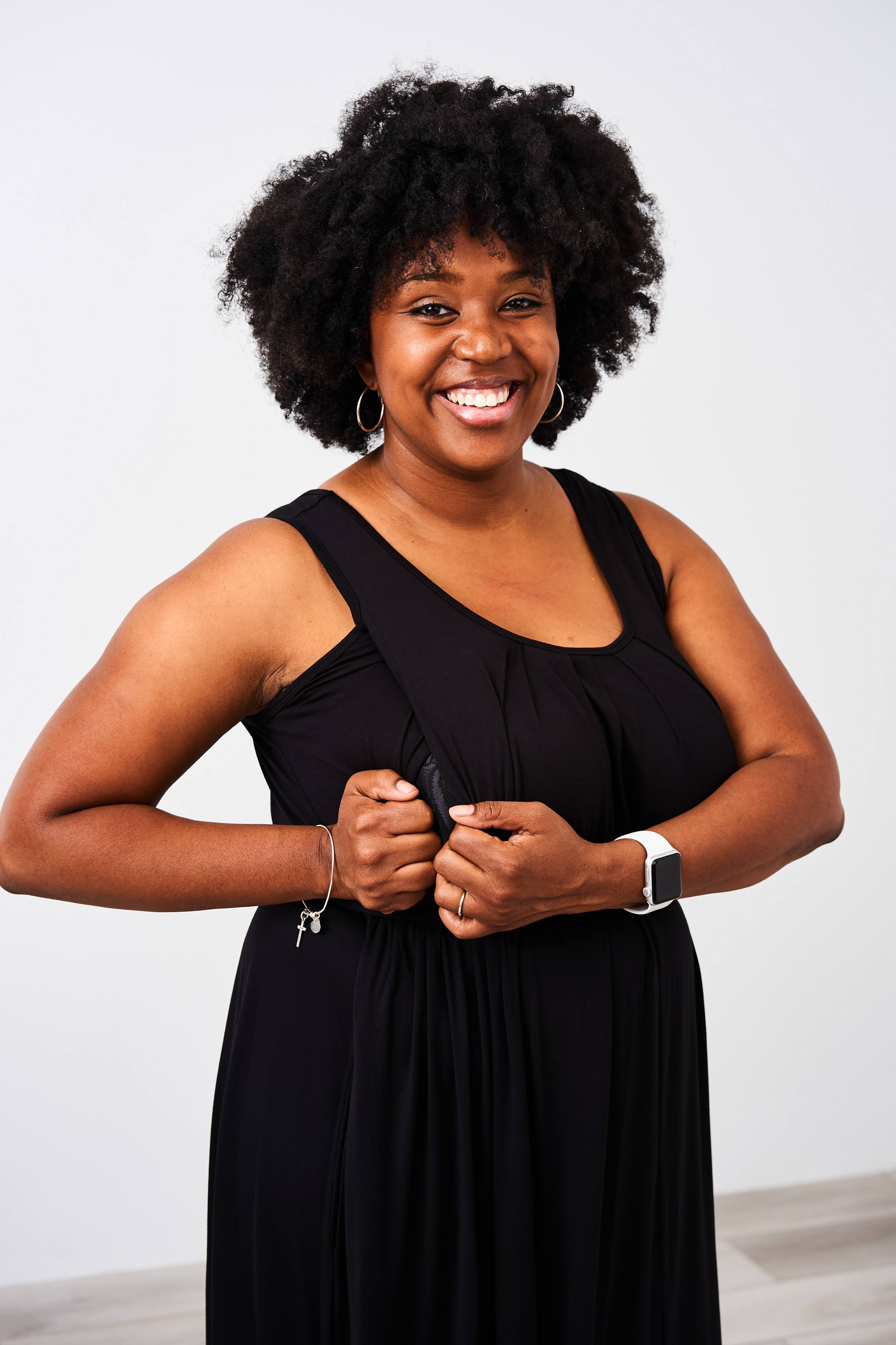 Latched Mama Pleated Nursing Dress - Last Chance - Image 6