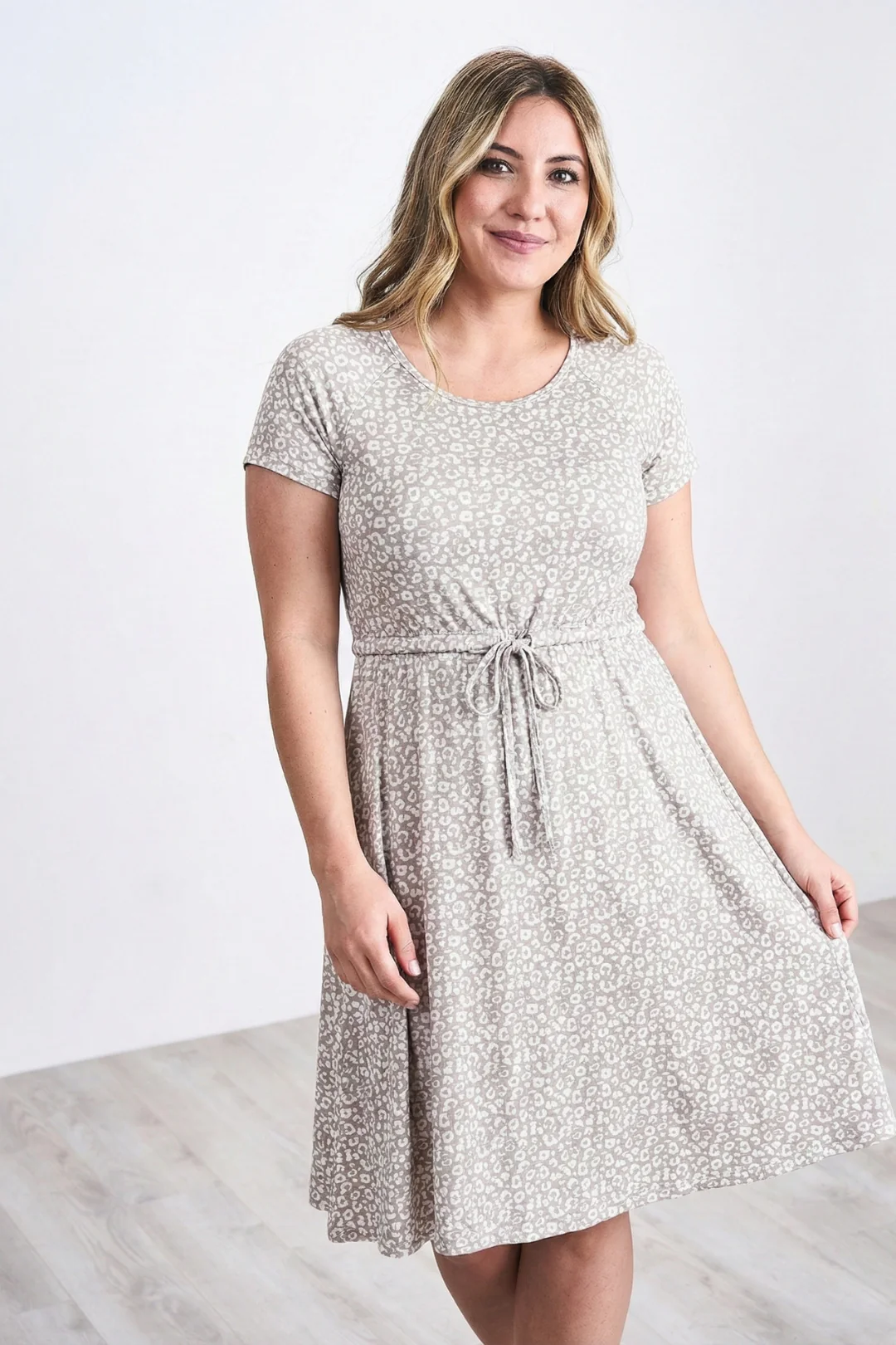 Latched Mama Drawstring T-Shirt Nursing Dress - Image 4