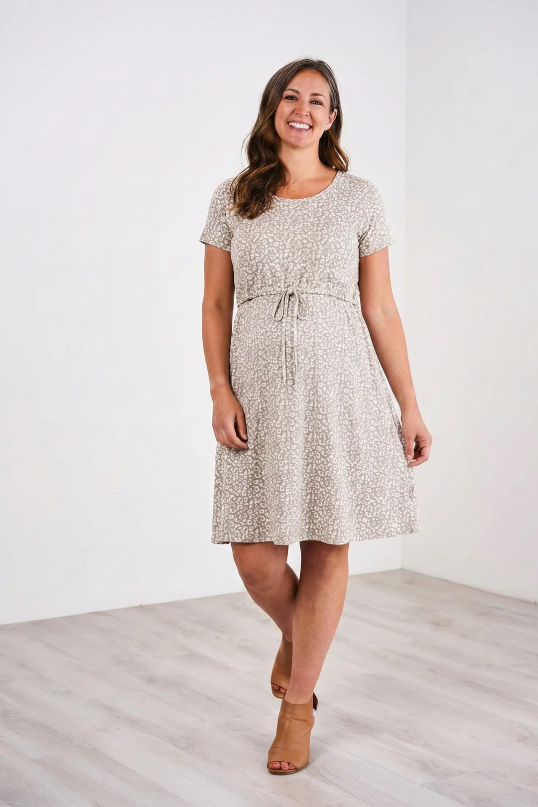 Latched Mama Drawstring T-Shirt Nursing Dress - Image 5